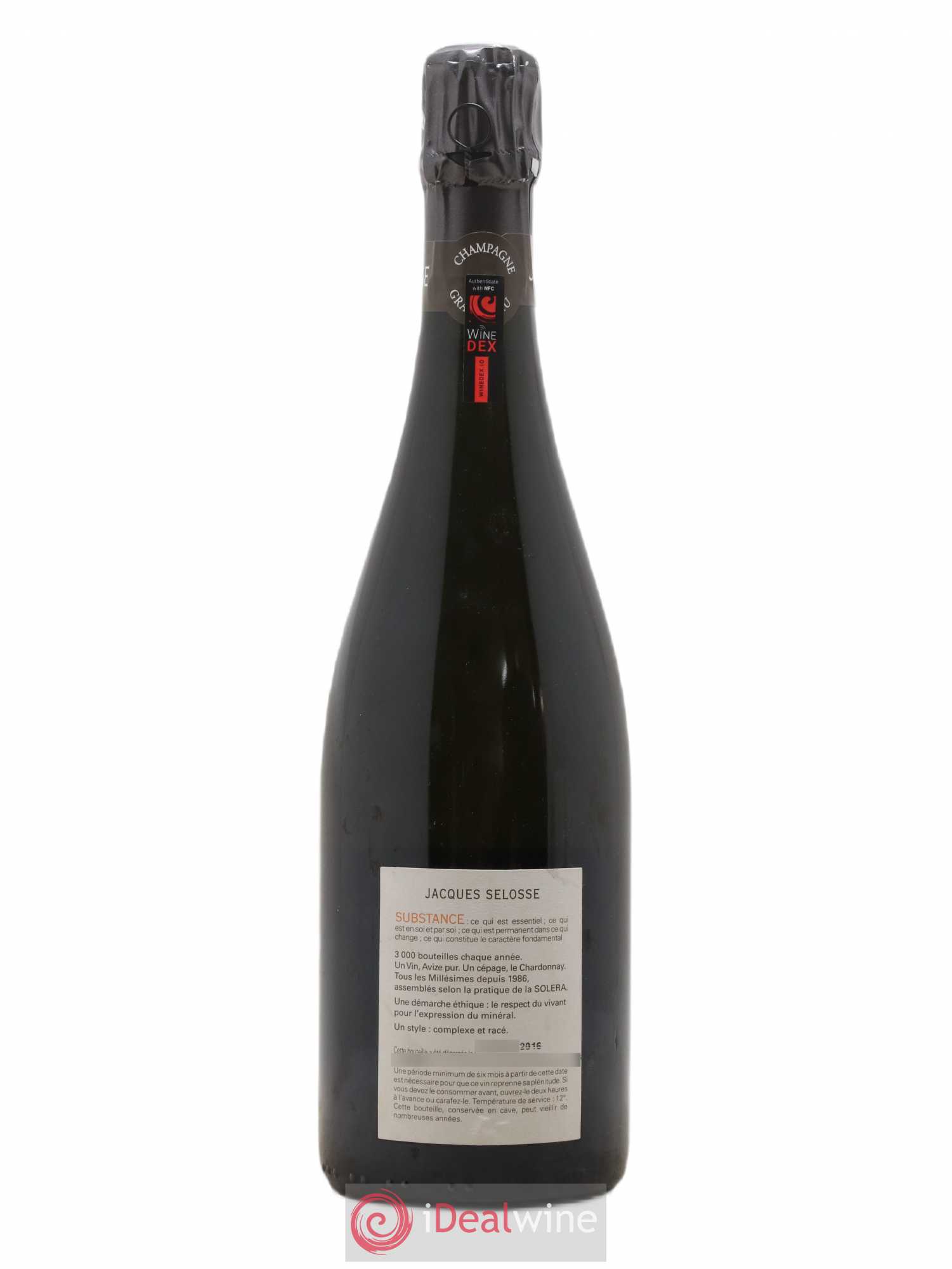 Substance Jacques Selosse - Lot de 1 bouteille - 1