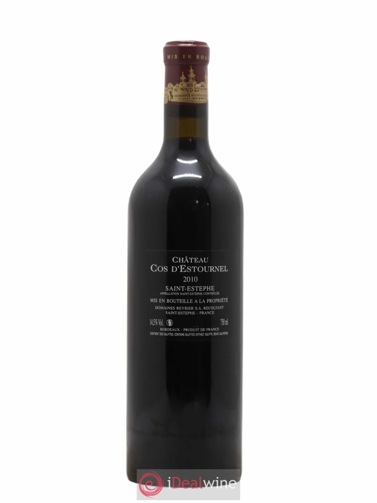 Cos d'Estournel 2ème Grand Cru Classé 2010 - Lot de 1 bouteille - 1