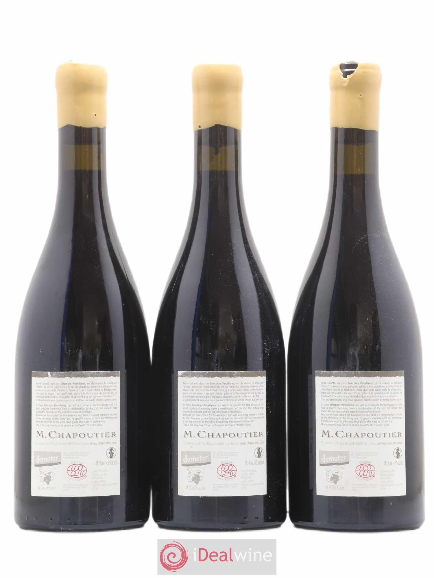 Hermitage Ermitage Le Méal Chapoutier 2006 - Lot de 3 bouteilles - 1