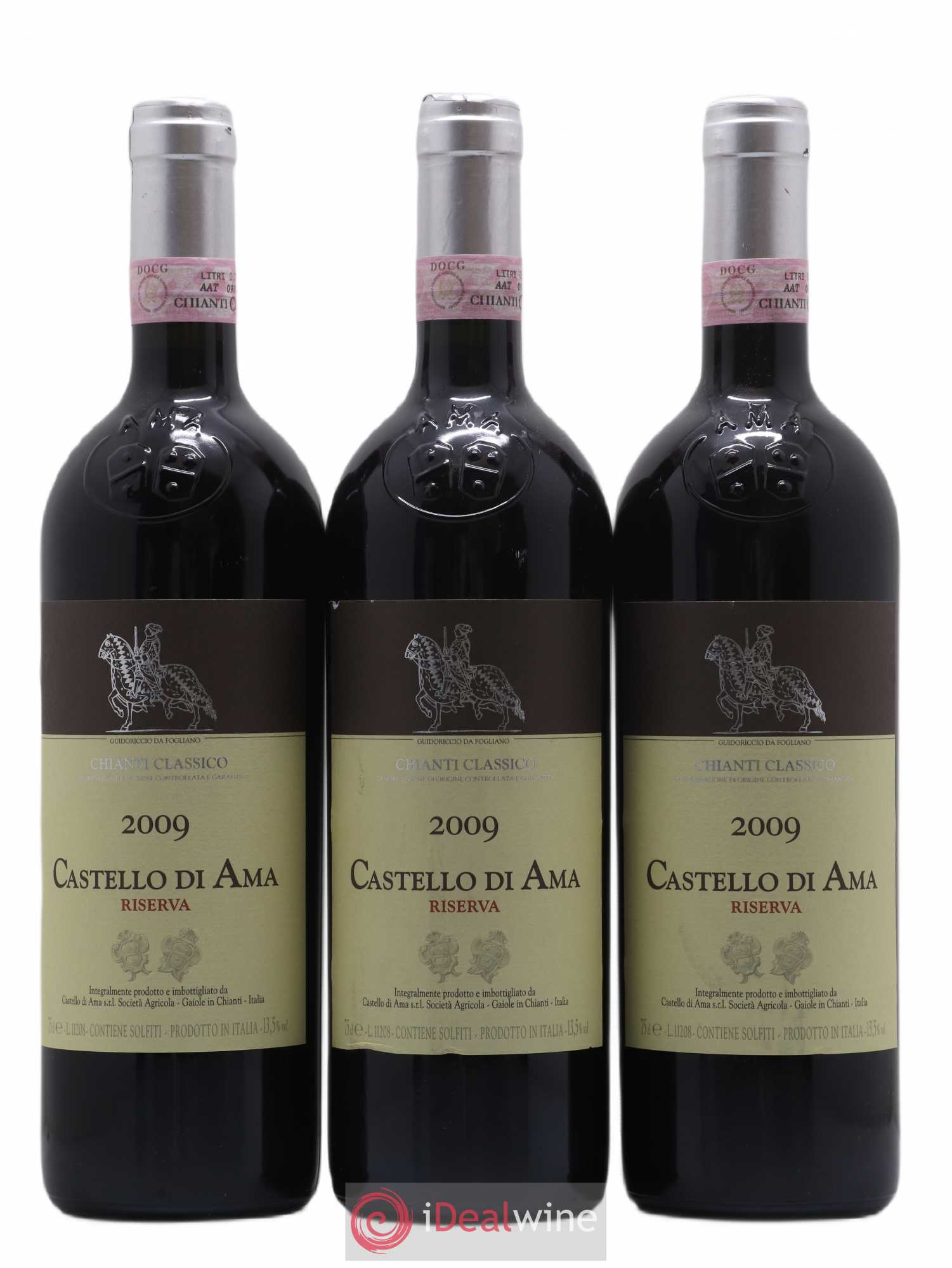 Chianti Classico DOCG C. Di Ama 2009 - Posten von 3 Flaschen - 0