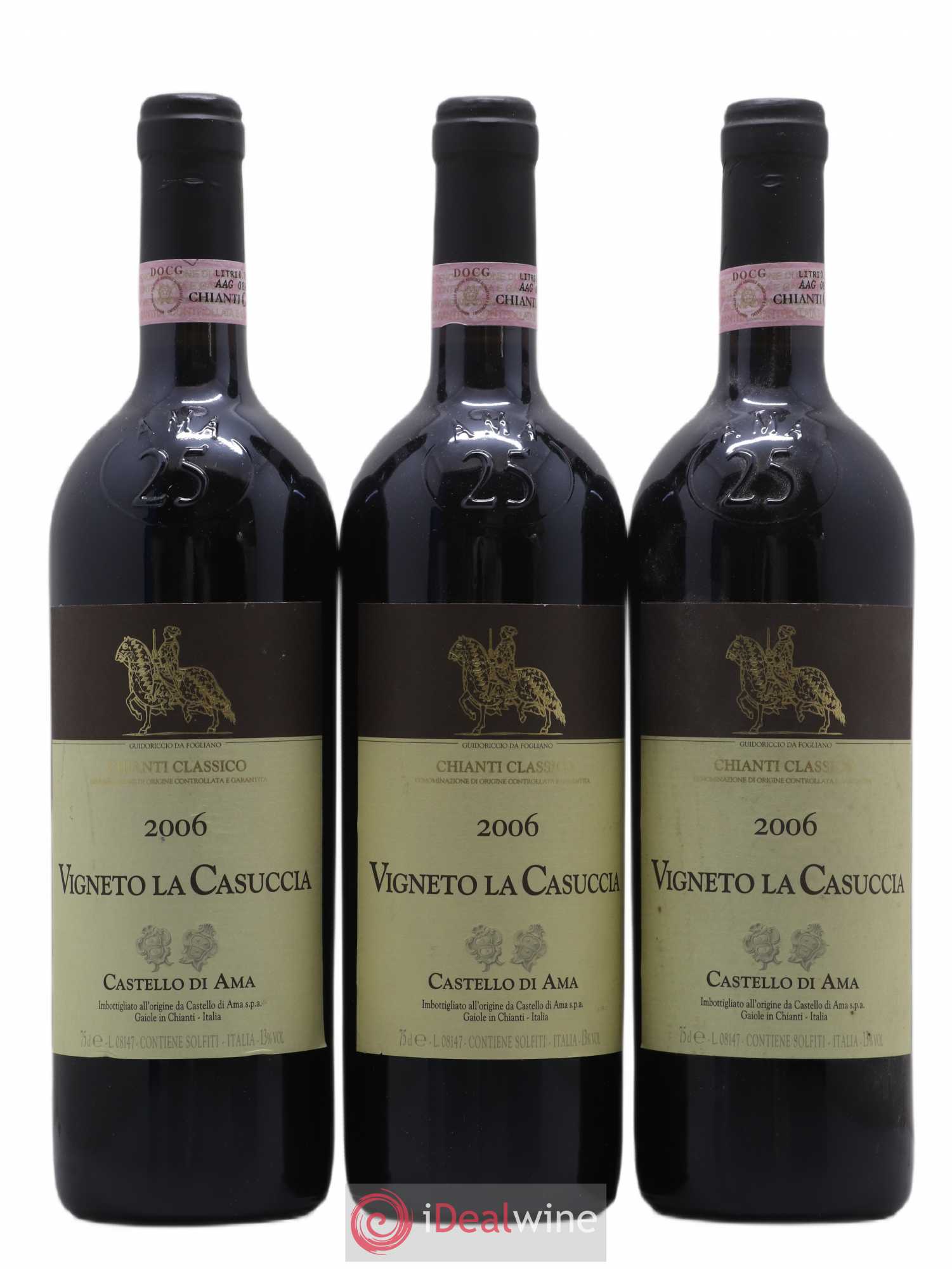 Chianti Classico DOCG Vigneto La Casuccia C. Di Ama 2006 - Posten von 3 Flaschen - 0