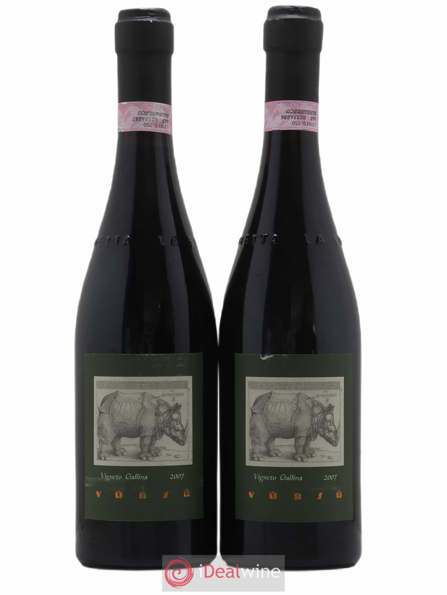Barbaresco DOCG Vigneto Gallina Vursu La Spinetta - Giorgio Rivetti 2007 - Lot de 2 bouteilles - 0