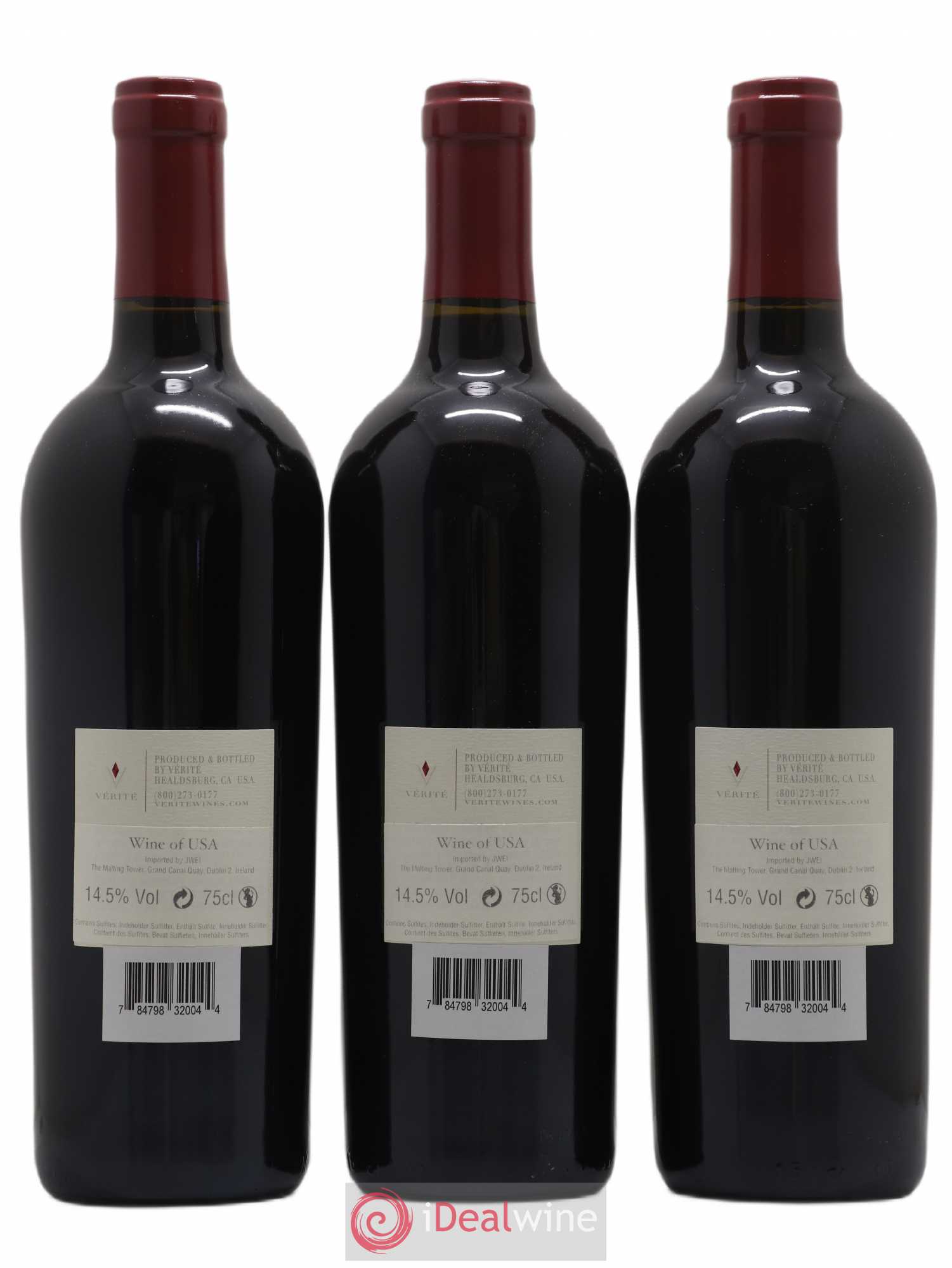 Sonoma Vérité Winery La Muse 2013 - Lot de 3 bouteilles - 1