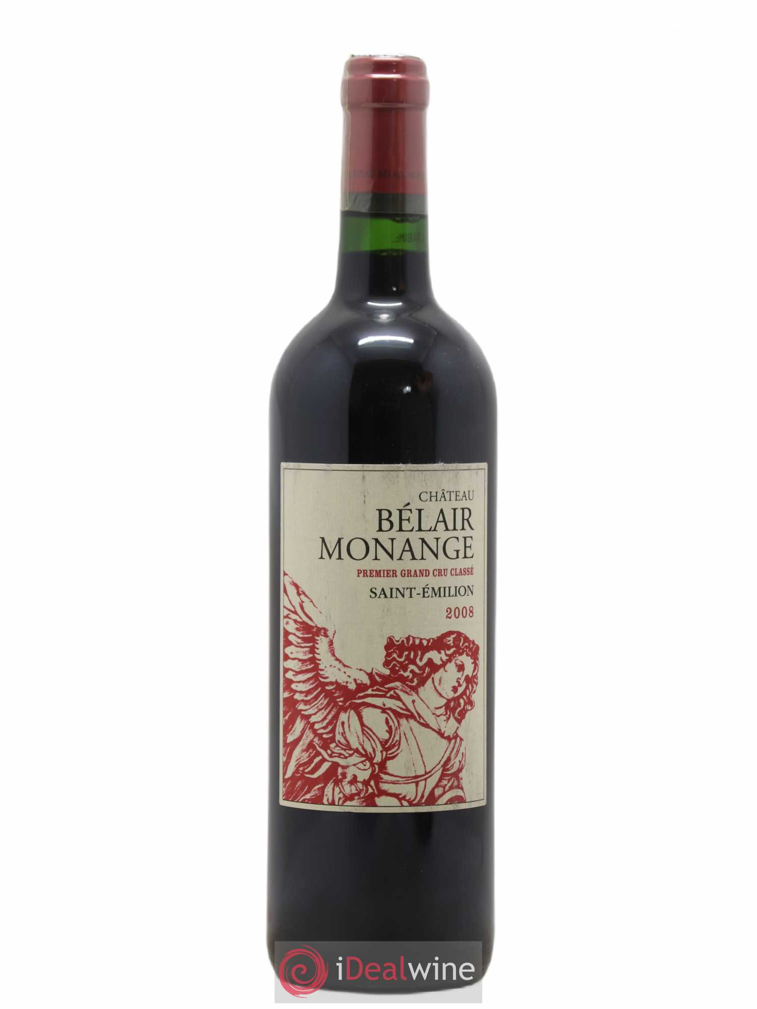 Château Belair (Belair-Monange) 1er Grand Cru Classé B 2008 - Lot de 1 bouteille - 0