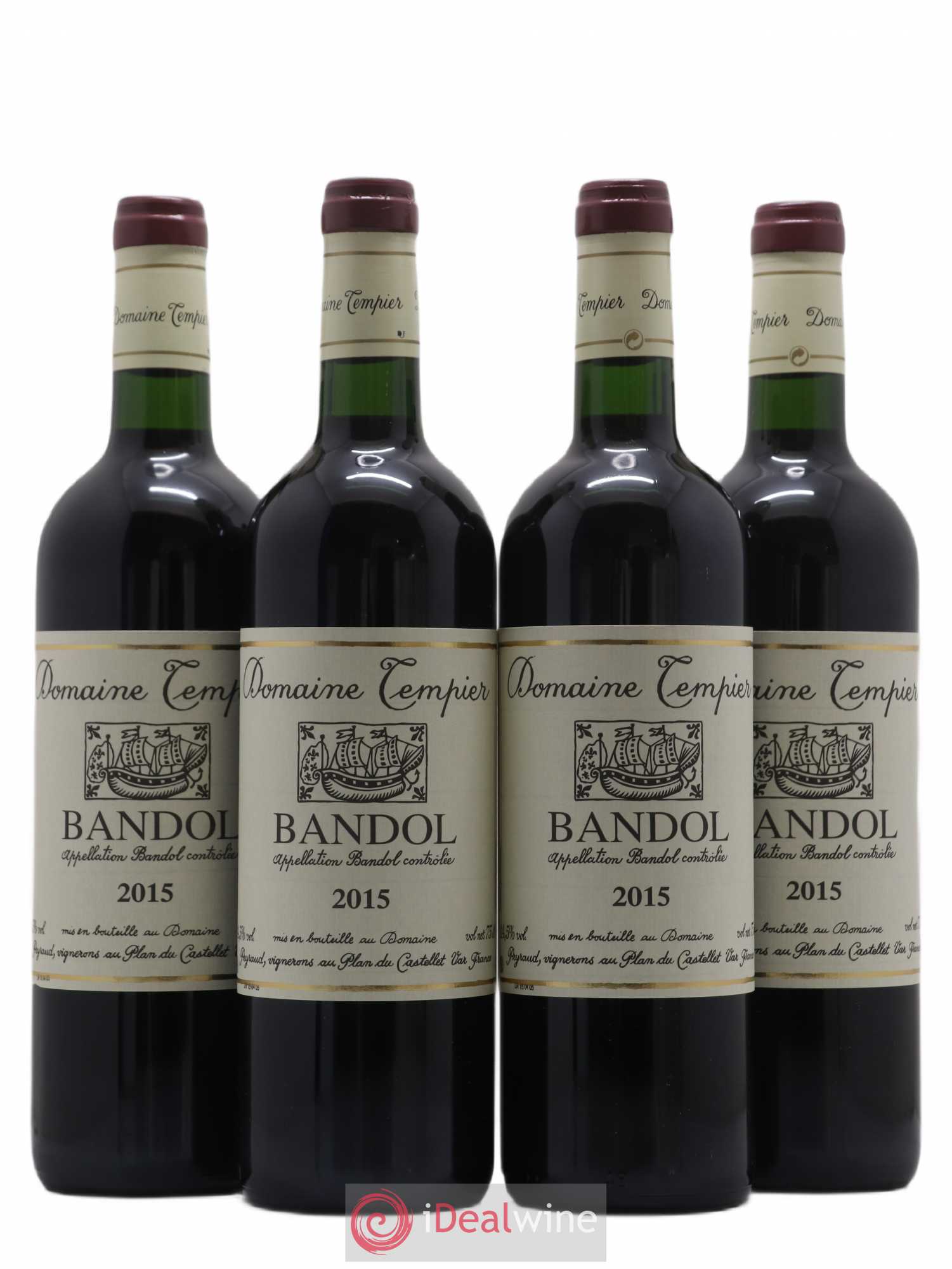 Bandol Domaine Tempier Famille Peyraud 2015 - Lot de 4 bouteilles - 0