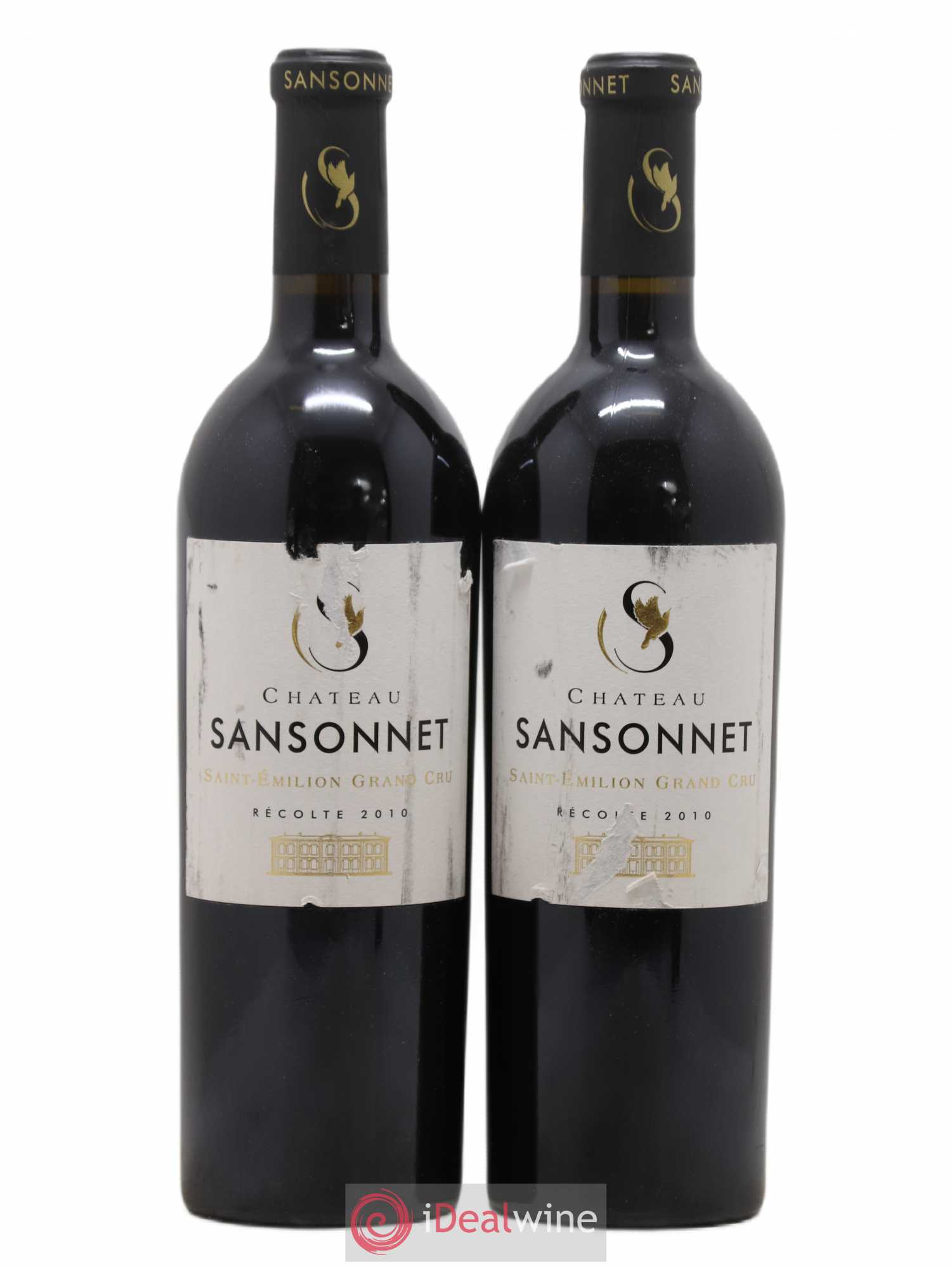 Château Sansonnet Grand Cru Classé 2010 - Lot de 2 bouteilles - 0
