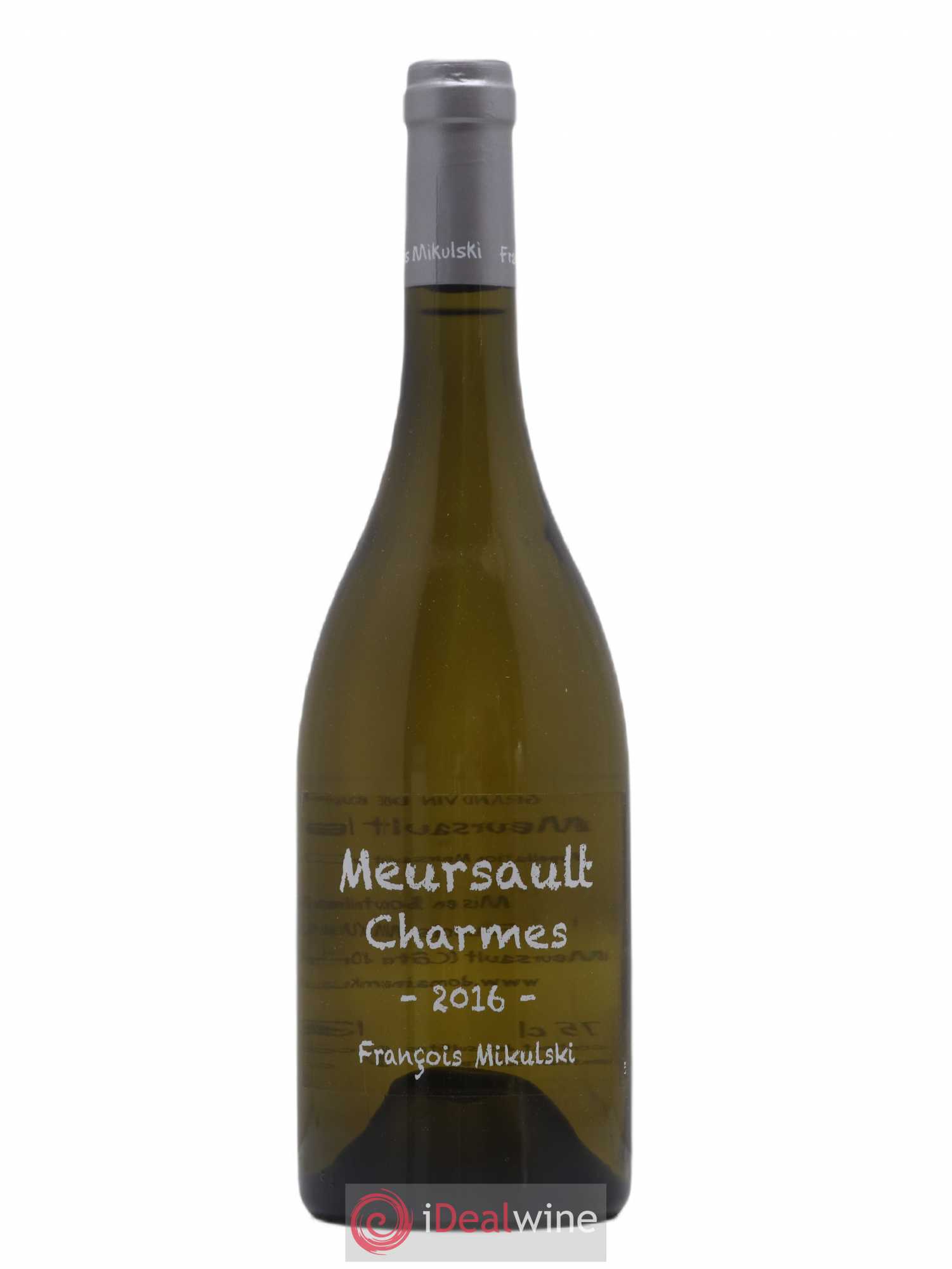 Meursault 1er Cru Charmes François Mikulski 2016 - Lot de 1 bouteille - 0
