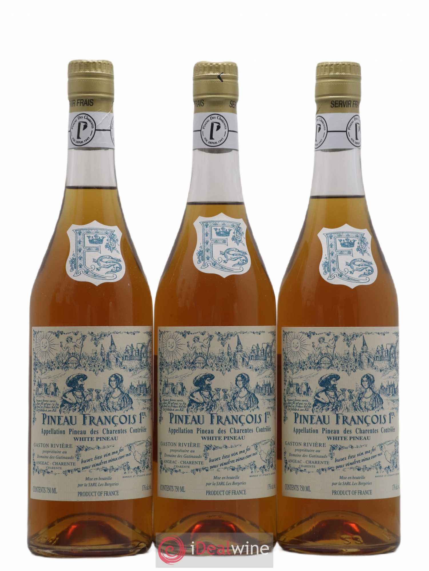 Alcool Pineau des Charentes - Francois 1er - Lotto di 6 bottiglie - 1