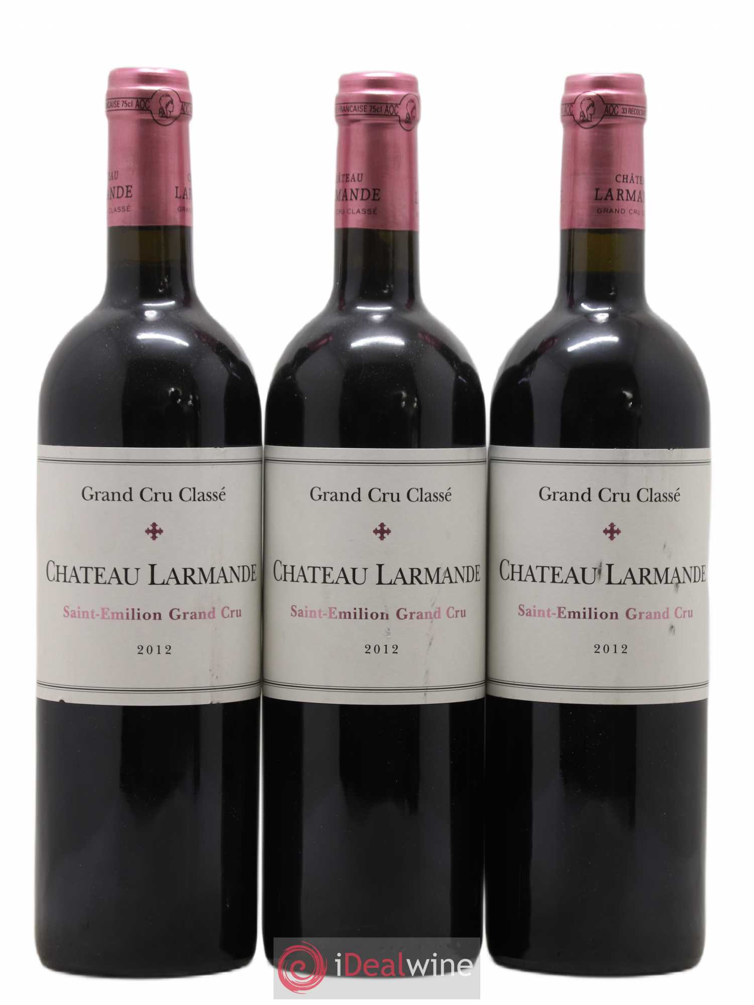 Château Larmande Grand Cru Classé 2012 - Lot de 3 bouteilles - 0