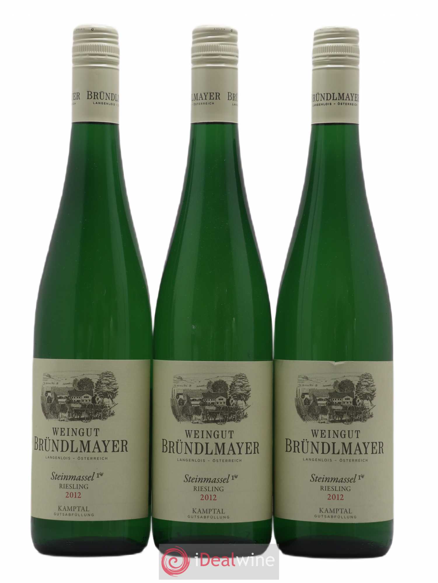 Autriche Brundlmayer Riesling Steinmassel 2012 - Posten von 3 Flaschen - 0
