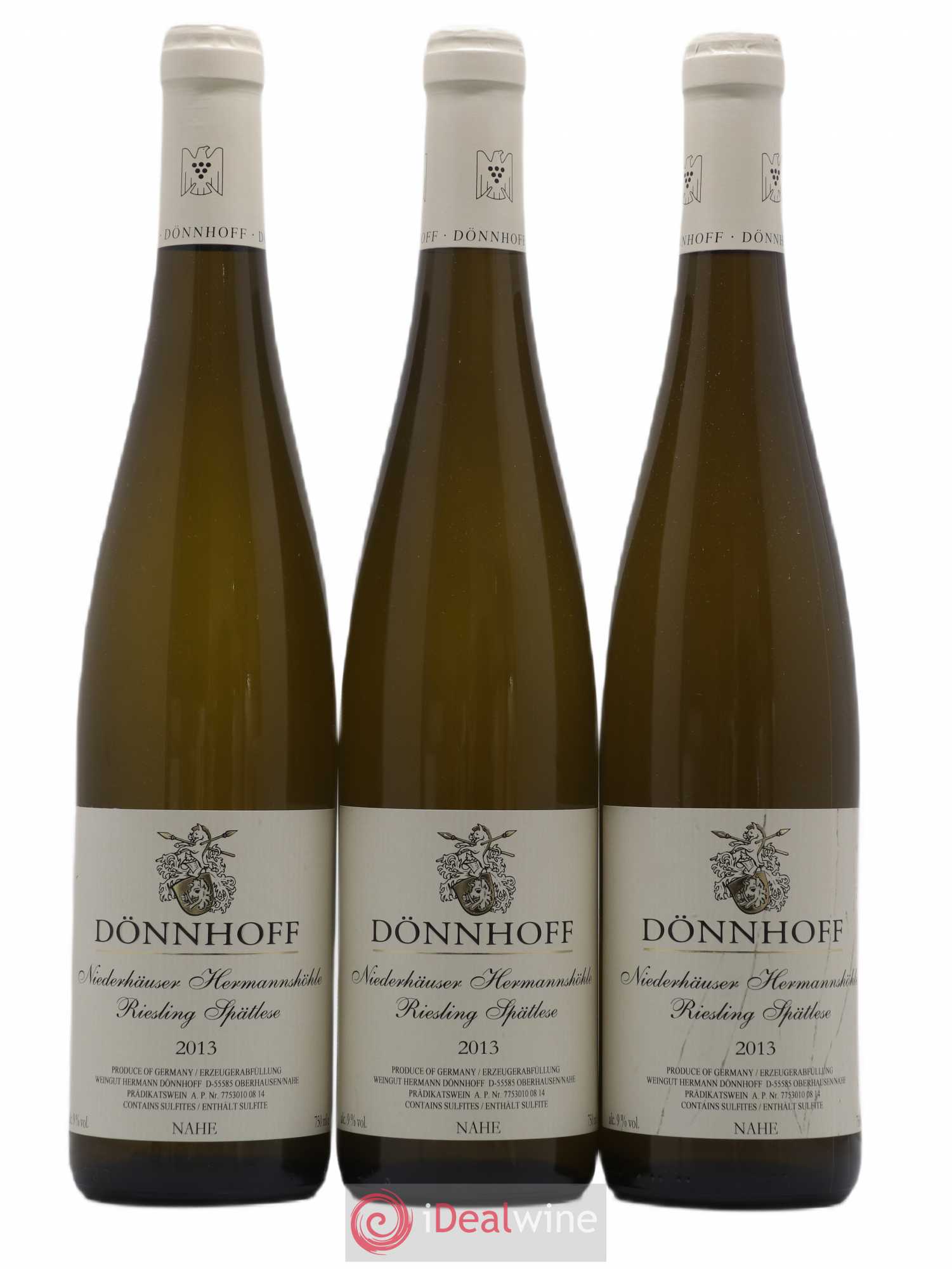 Riesling Donnhoff Niederhauser Hermannshohle Spatlese 2013 - Posten von 3 Flaschen - 0