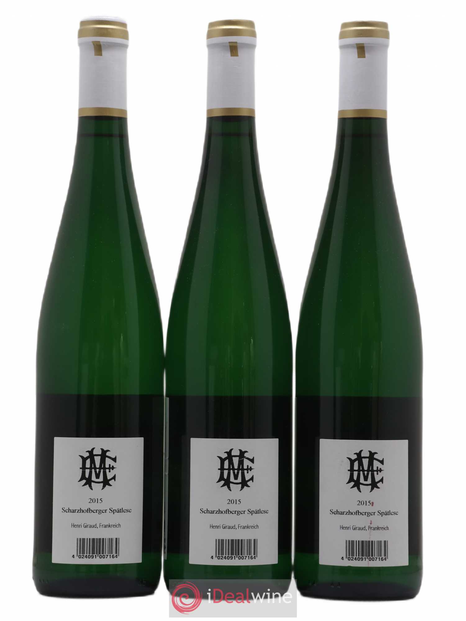 Riesling Scharzhofberger Spatlese Egon Muller 2015 - Lotto di 3 bottiglie - 1