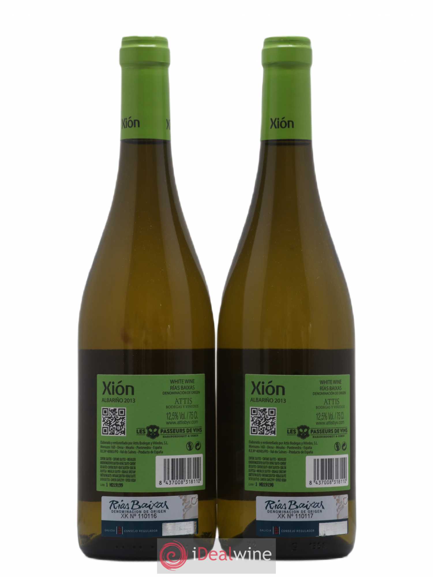 Espagne Albarino Xion 2013 - Posten von 2 Flaschen - 1