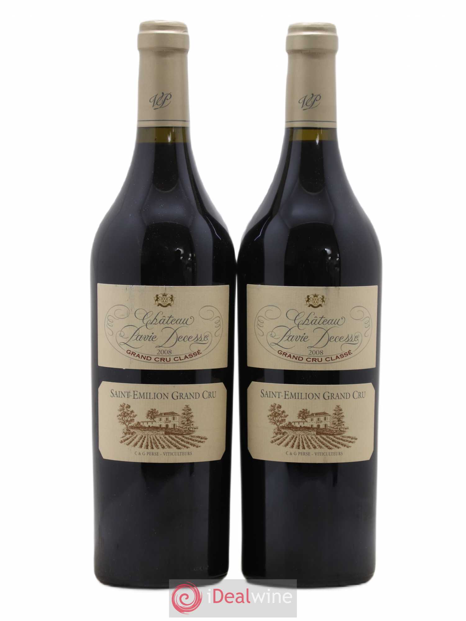 Château Pavie Decesse Grand Cru Classé 2008 - Lot de 2 bouteilles - 0