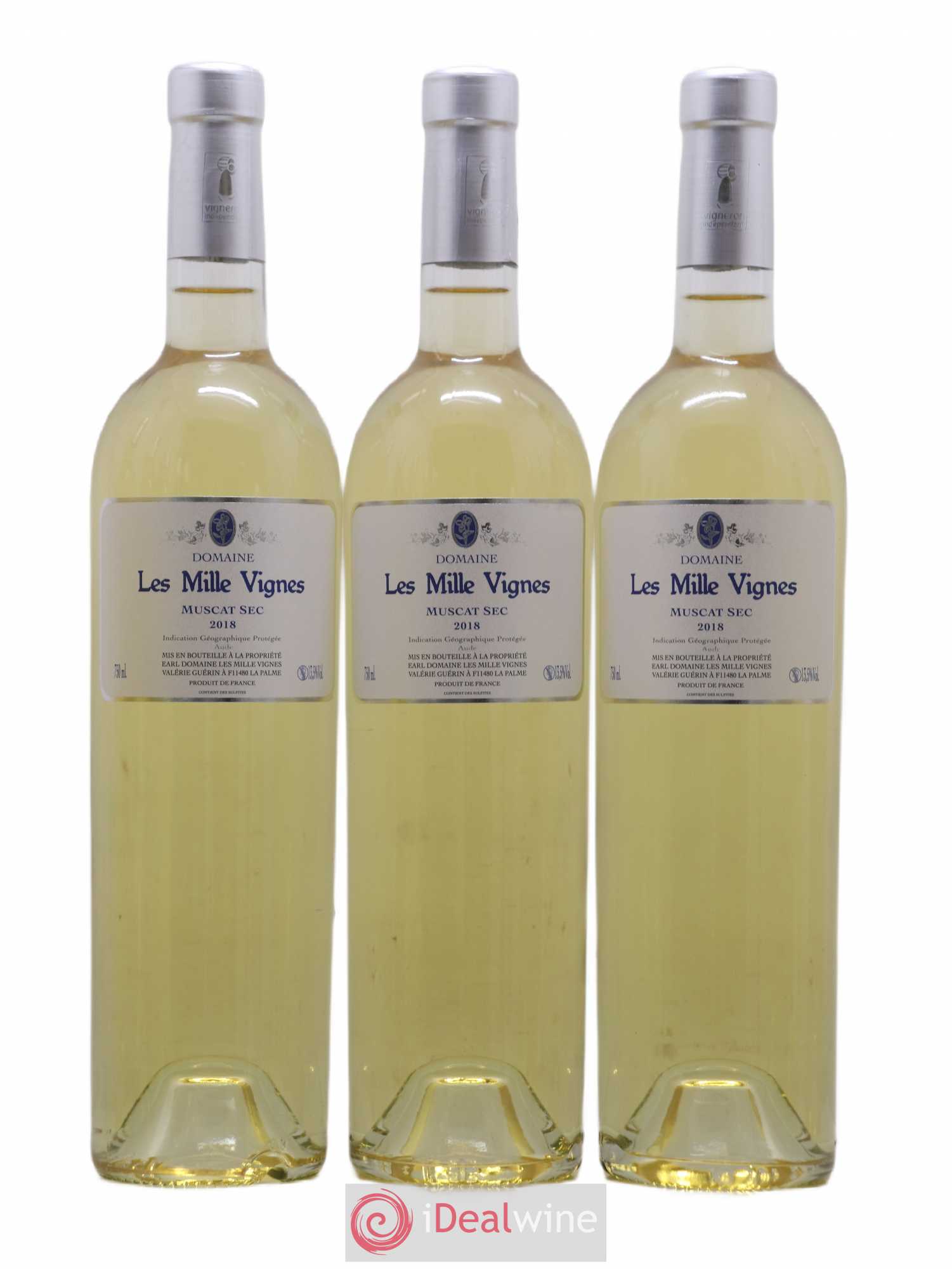 Sud-Ouest Muscat sec Domaine Les Milles Vignes 2018 - Posten von 12 Flaschen - 1