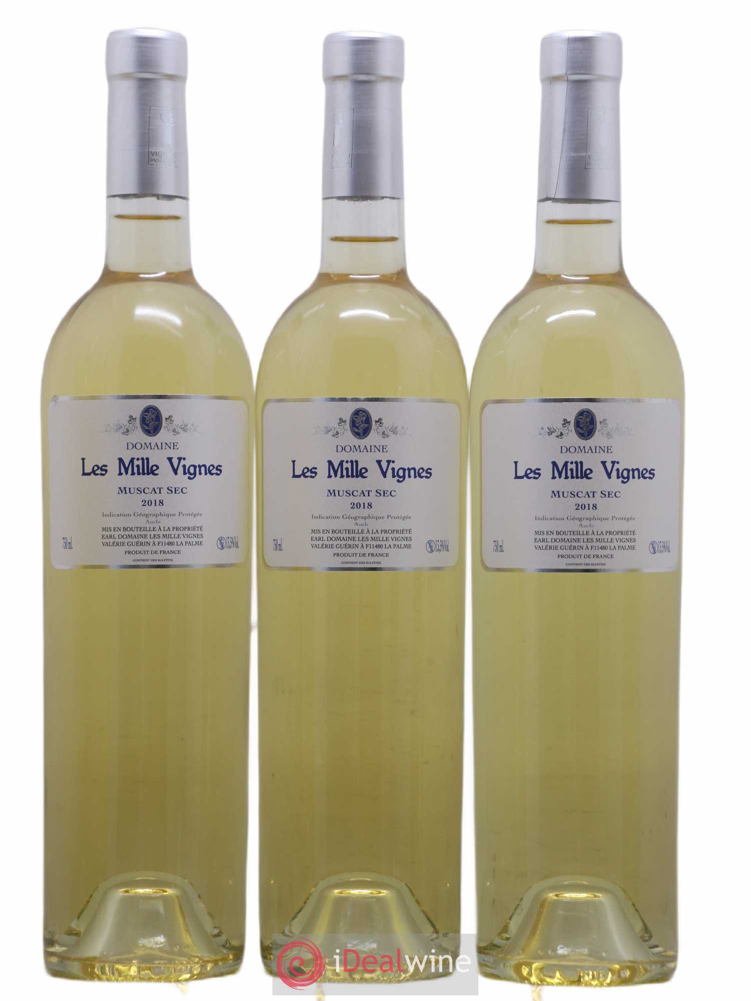 Sud-Ouest Muscat sec Domaine Les Milles Vignes 2018 - Posten von 12 Flaschen - 3