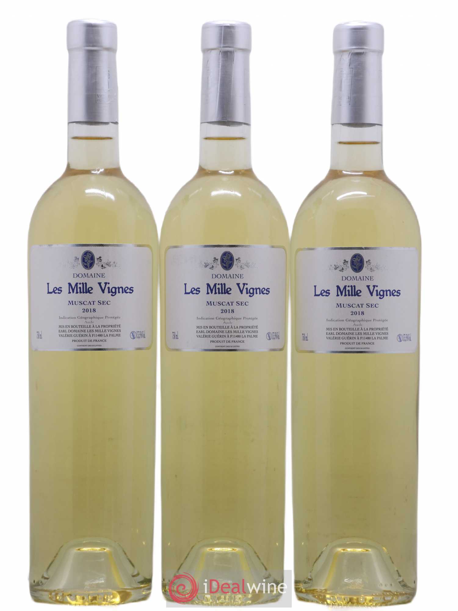 Sud-Ouest Muscat sec Domaine Les Milles Vignes 2018 - Posten von 12 Flaschen - 4