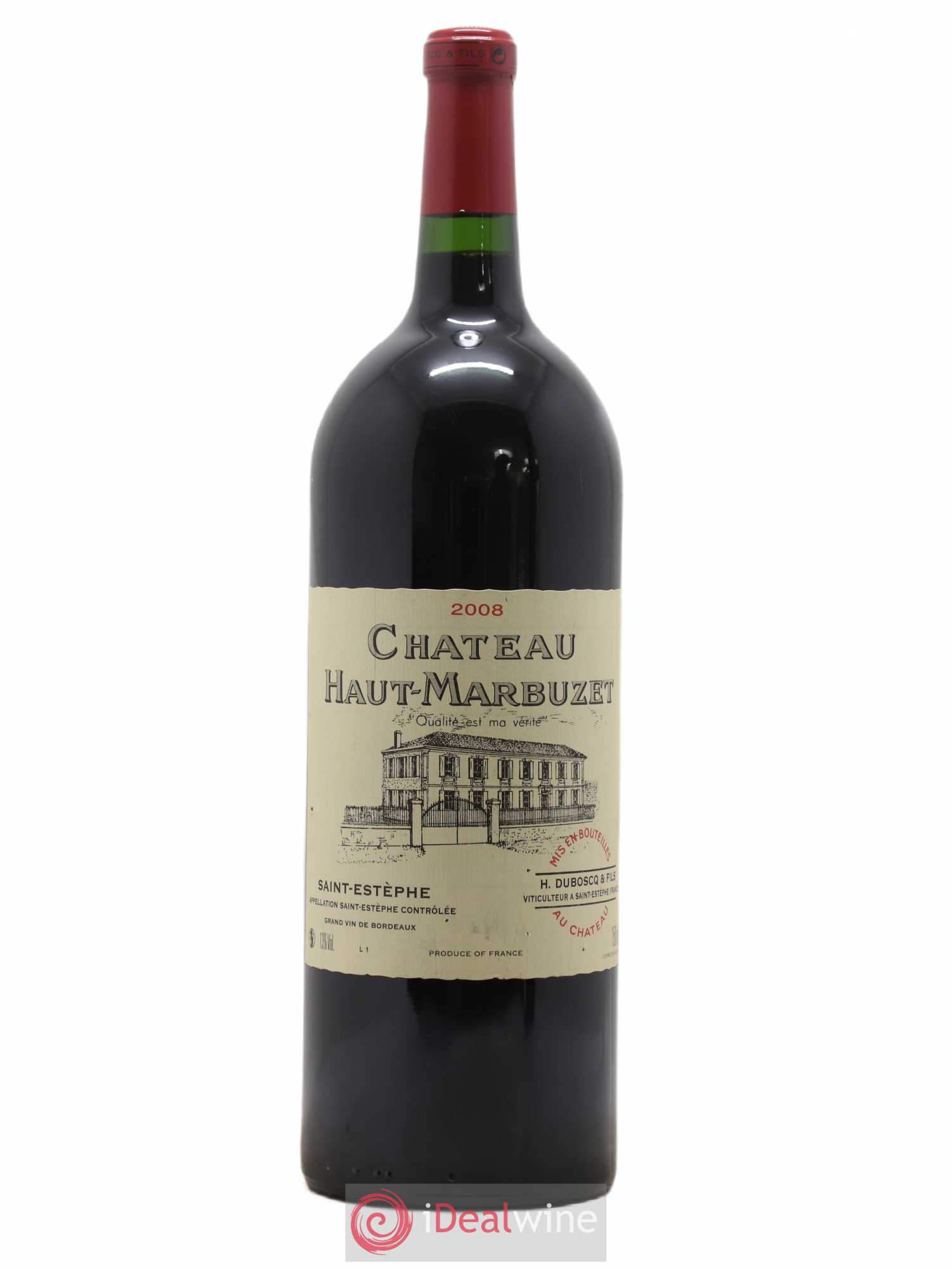 Château Haut Marbuzet 2008 - Lot de 1 magnum - 0