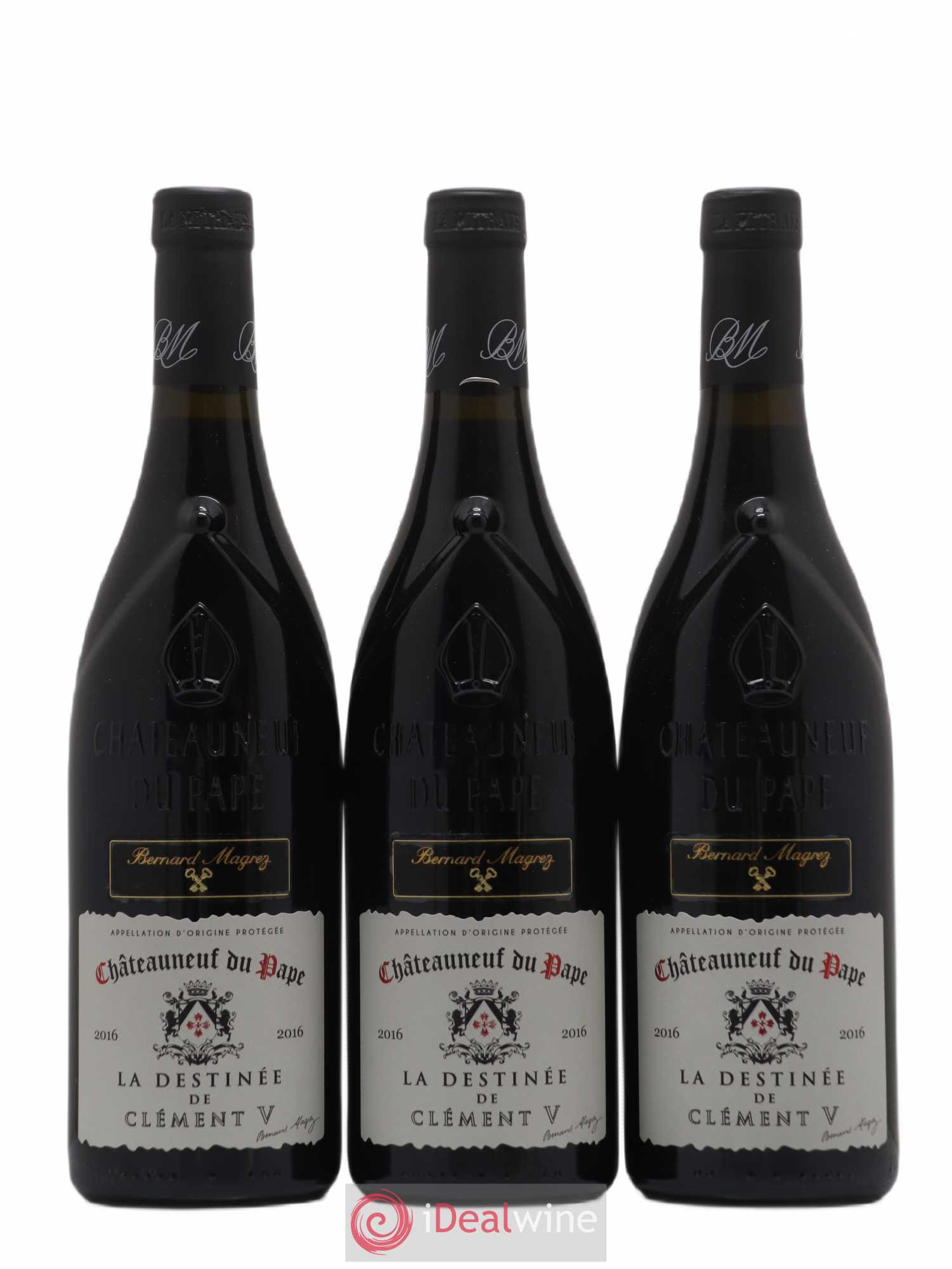 Châteauneuf-du-Pape Bernard Magrez La Destinée de Clément V 2016 - Lot de 6 bouteilles - 2