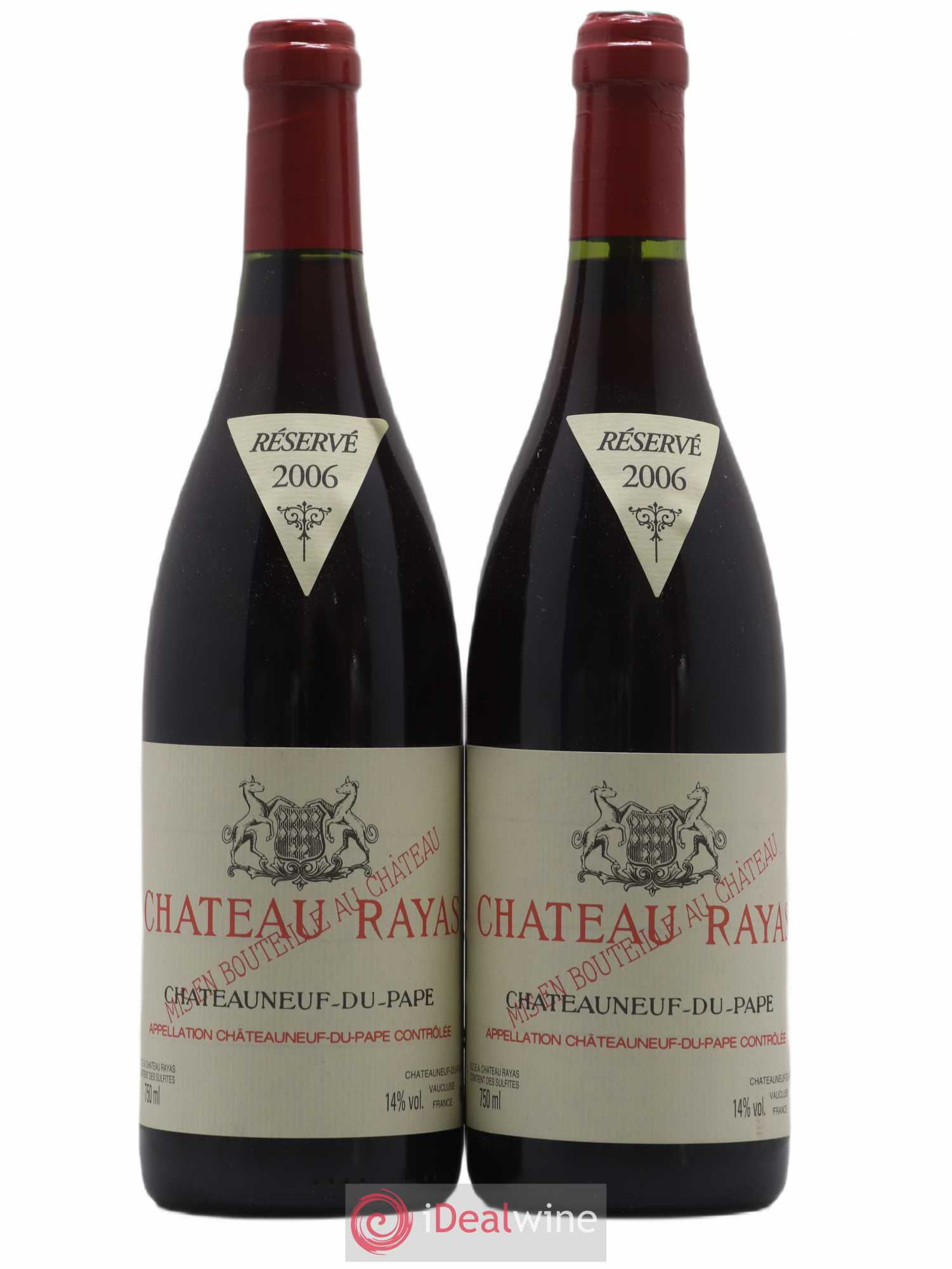 Châteauneuf-du-Pape Château Rayas Emmanuel Reynaud 2006 - Lot de 2 bouteilles - 0