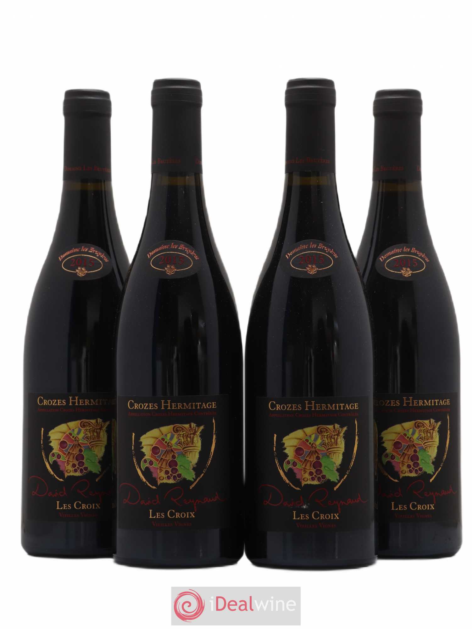 Crozes-Hermitage Les Croix Vieilles Vignes Reynaud 2015 - Posten von 4 Flaschen - 0