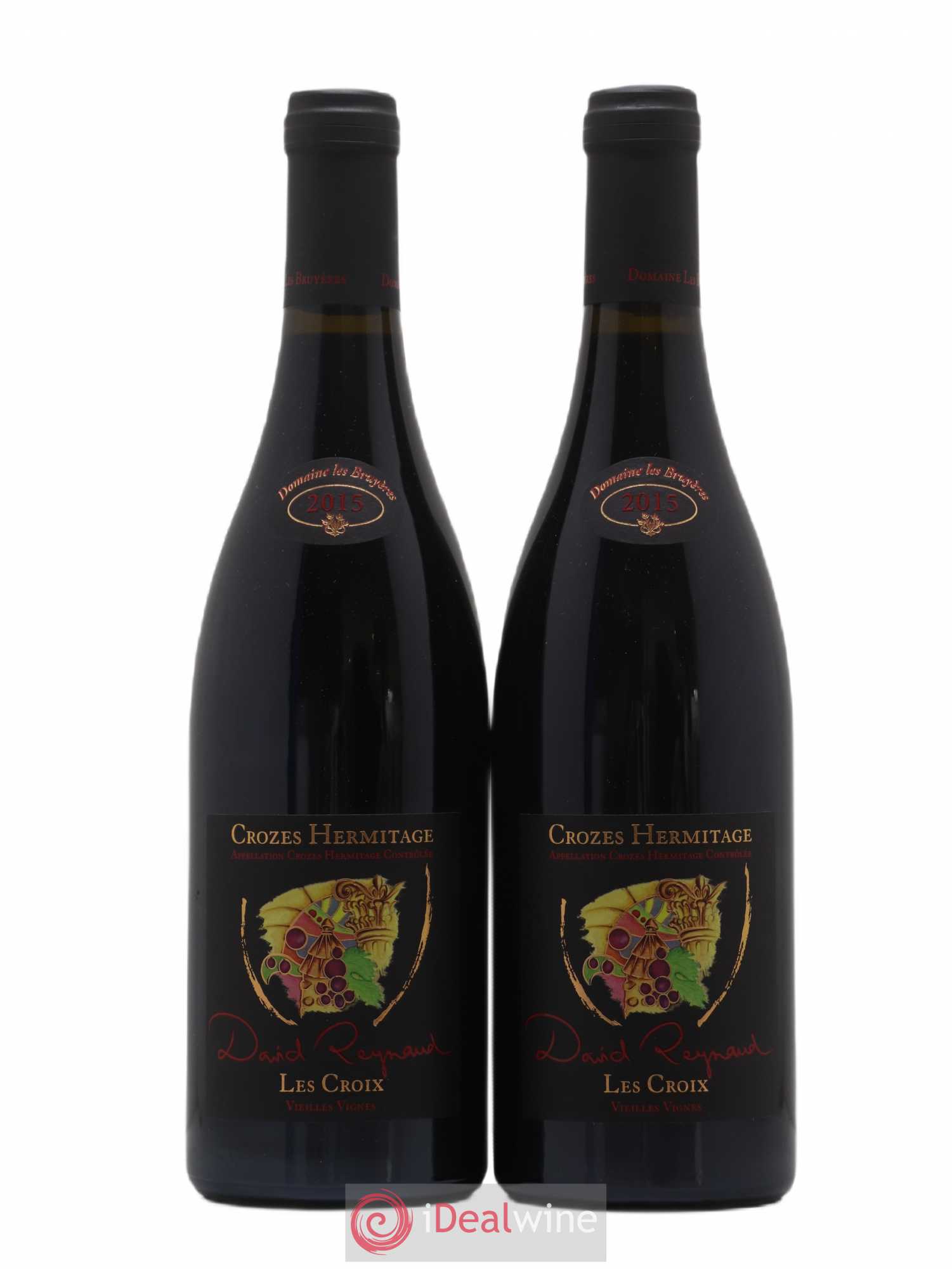 Crozes-Hermitage Les Croix Vieilles Vignes Reynaud 2015 - Posten von 2 Flaschen - 0