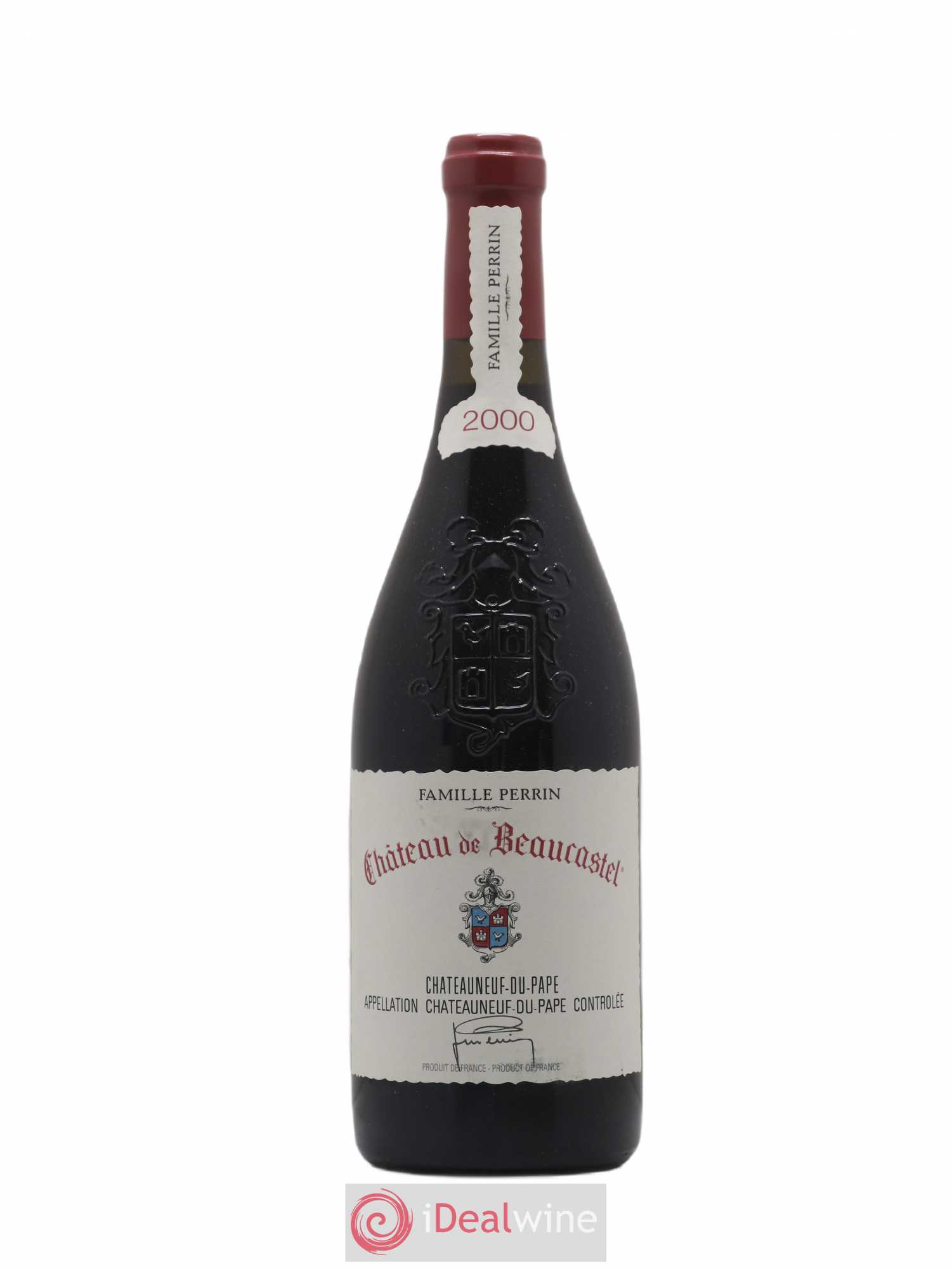 Châteauneuf-du-Pape Château de Beaucastel Famille Perrin 2000 - Lot de 1 bouteille - 0