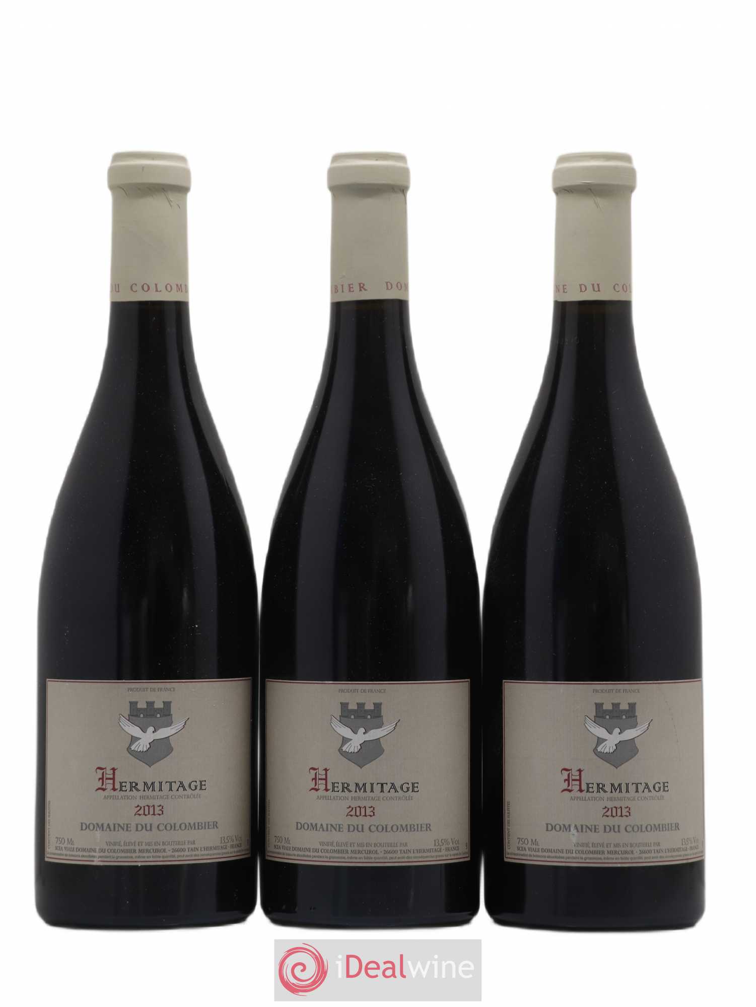 Hermitage Colombier (Domaine du) 2013 - Lot de 3 bouteilles - 0