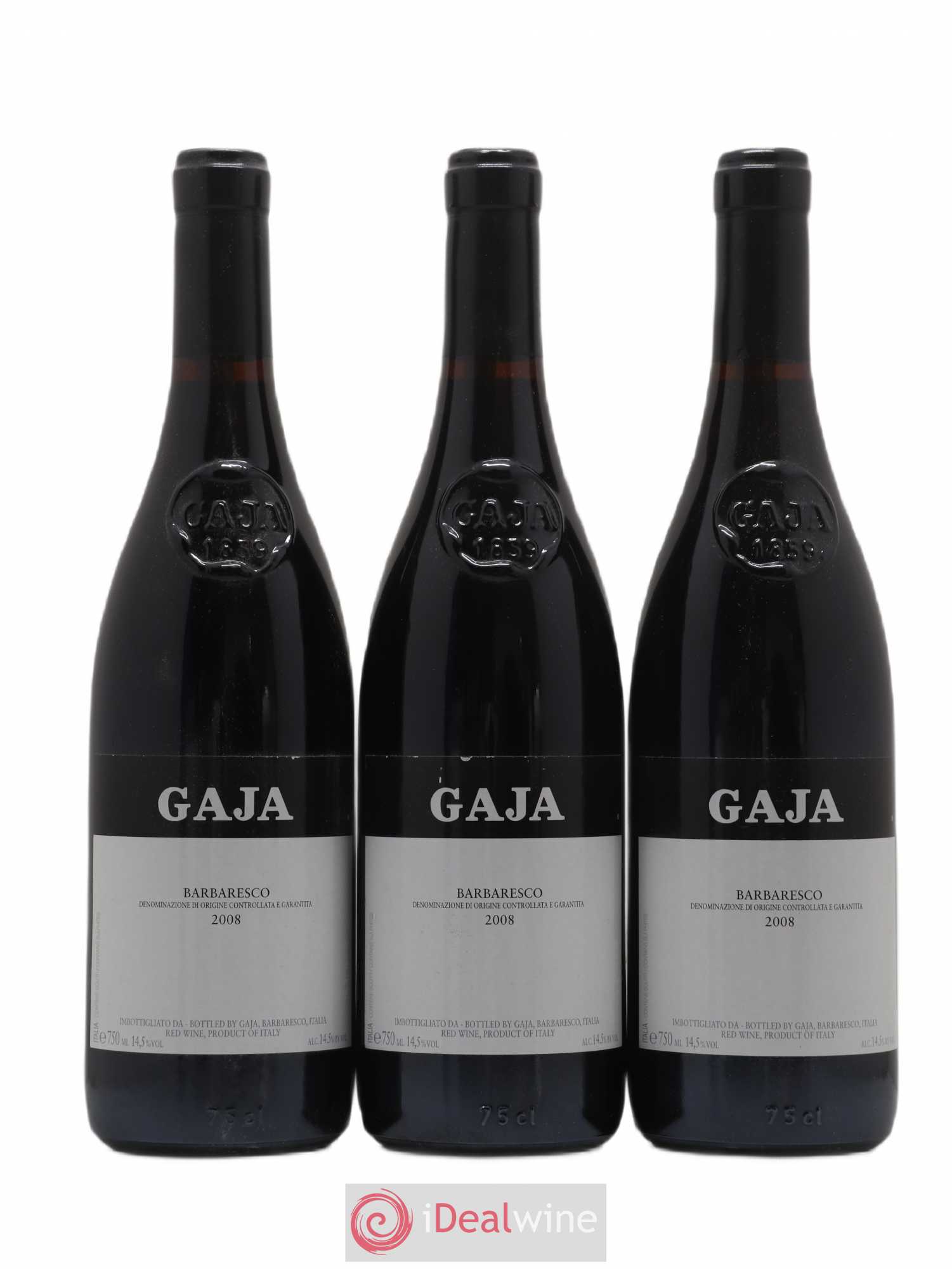 Barbaresco DOCG Angelo Gaja 2008 - Lot de 3 bouteilles - 0