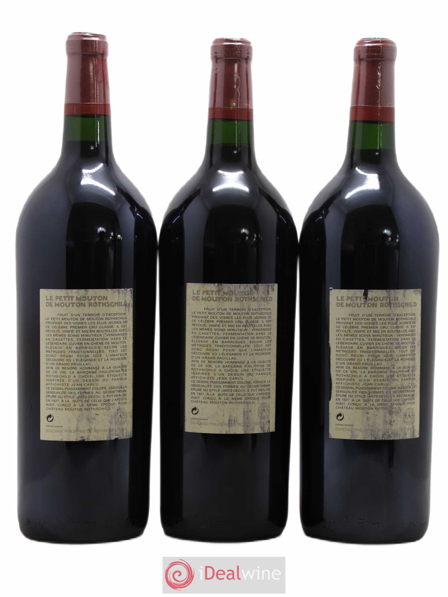 Petit Mouton Second Vin 2001 - Lot de 3 magnums - 1