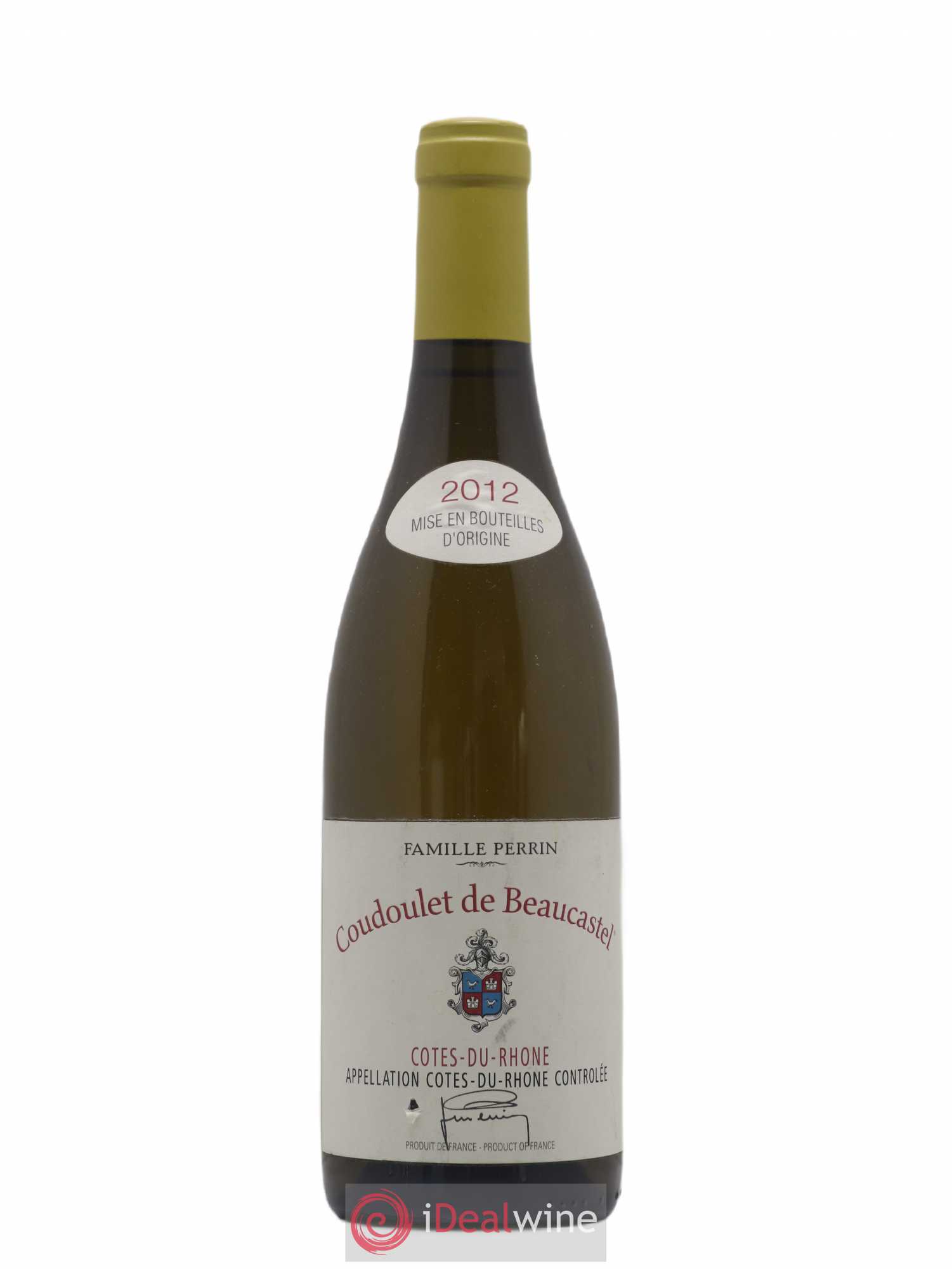 Côtes-du-Rhône Coudoulet de Beaucastel Famille Perrin 2012 - Lot de 1 bouteille - 0