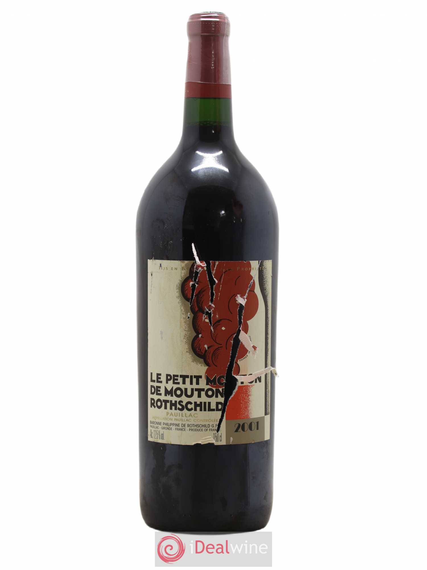 Petit Mouton Second Vin 2001 - Lot de 1 magnum - 0