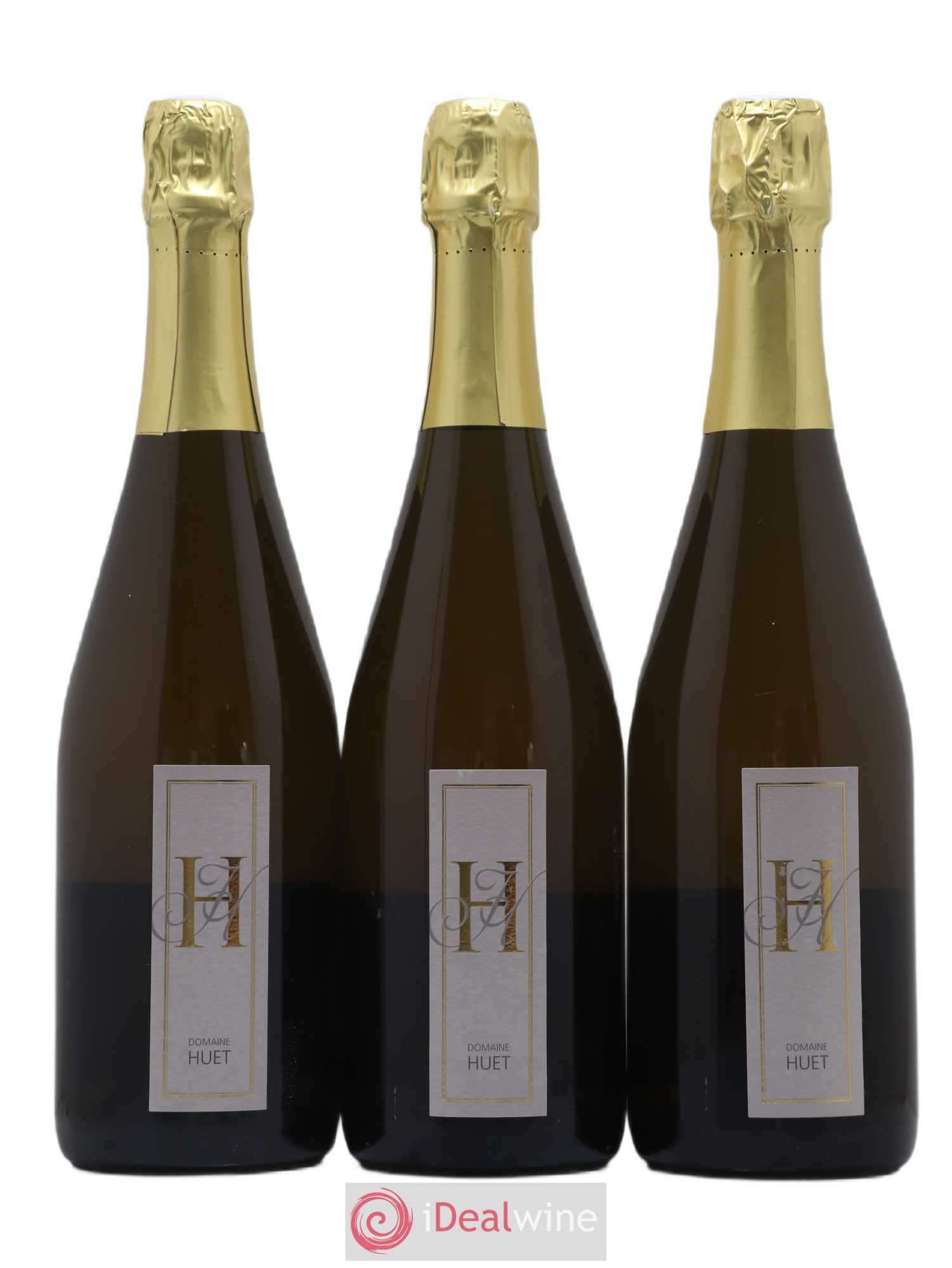 Vouvray Pétillant Brut Domaine Huet Traditionnel Brut 1998 - Lot de 3 bouteilles - 0