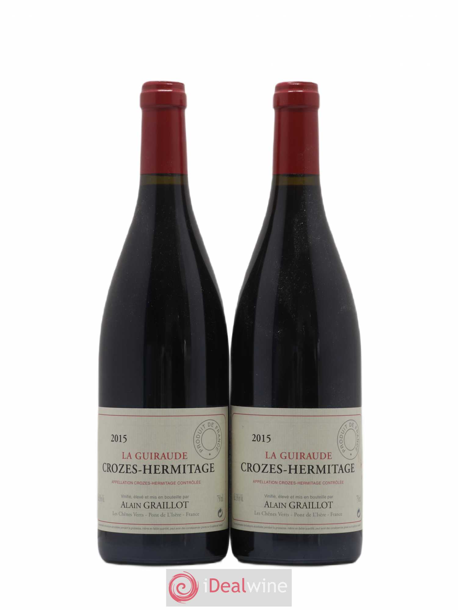 Crozes-Hermitage La Guiraude Domaine Graillot 2015 - Lot de 2 bouteilles - 0