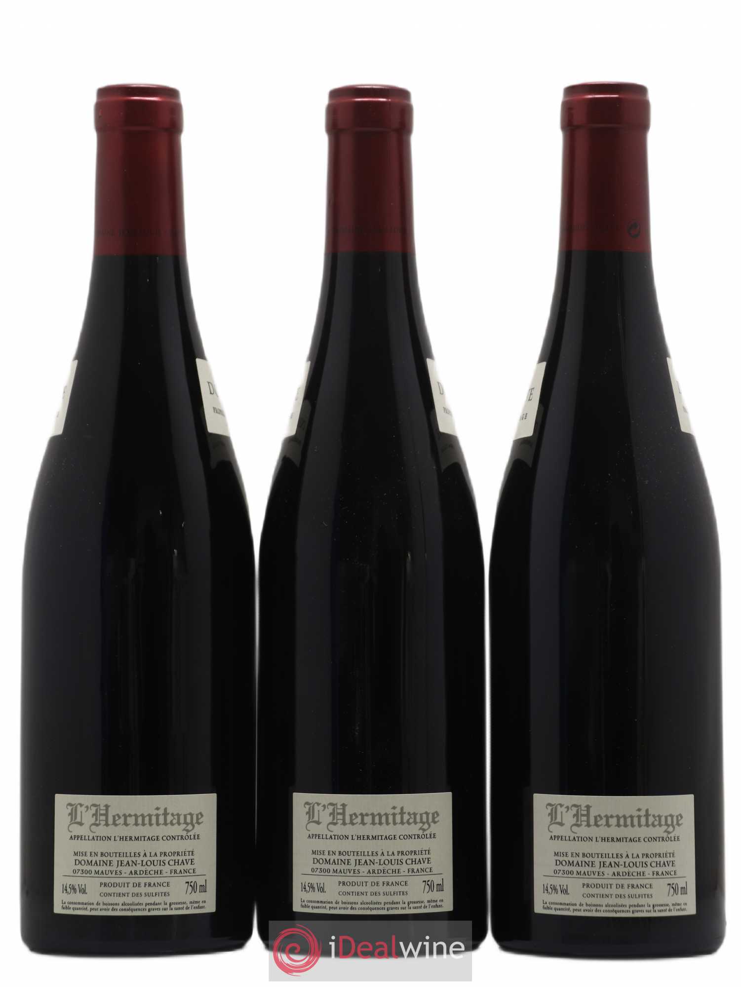 Hermitage Jean-Louis Chave 2015 - Lot de 3 bouteilles - 1