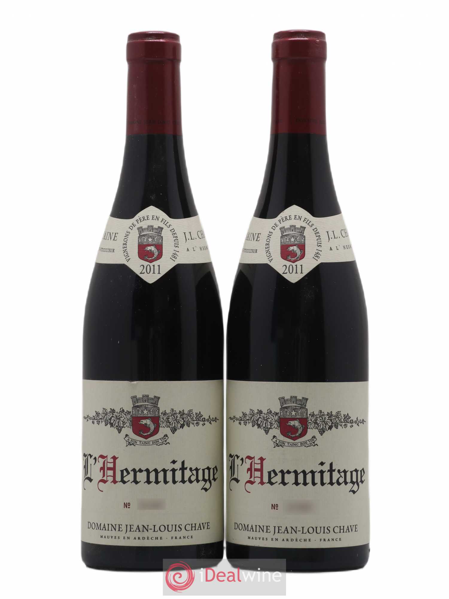 Hermitage Jean-Louis Chave 2011 - Lot de 2 bouteilles - 0