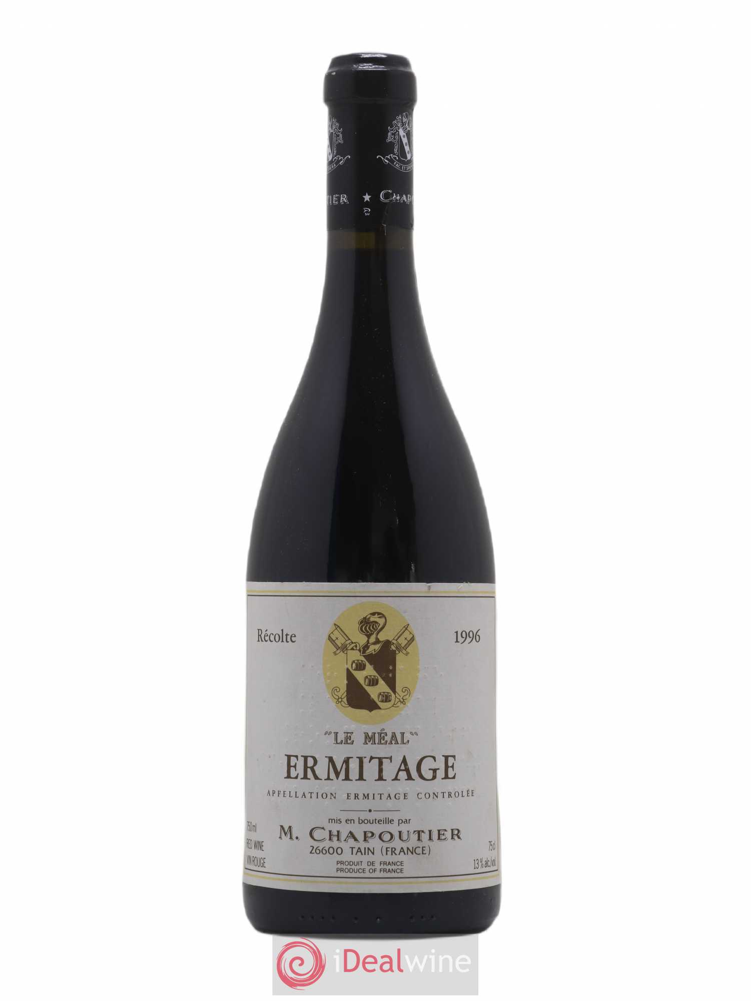 Hermitage Ermitage Le Méal Chapoutier 1996 - Lot de 1 bouteille - 0