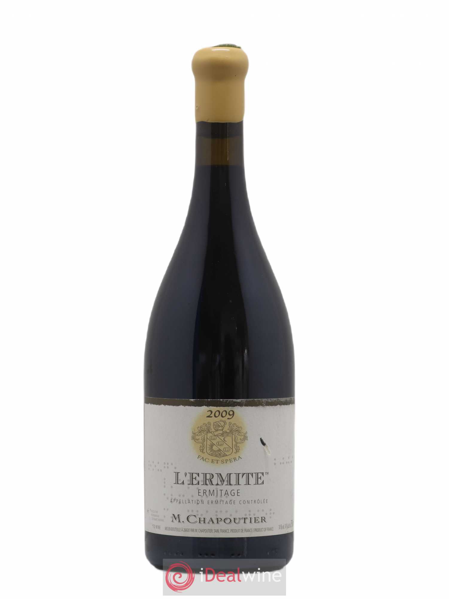 Hermitage Ermitage l'Ermite Chapoutier 2009 - Lot de 1 bouteille - 0