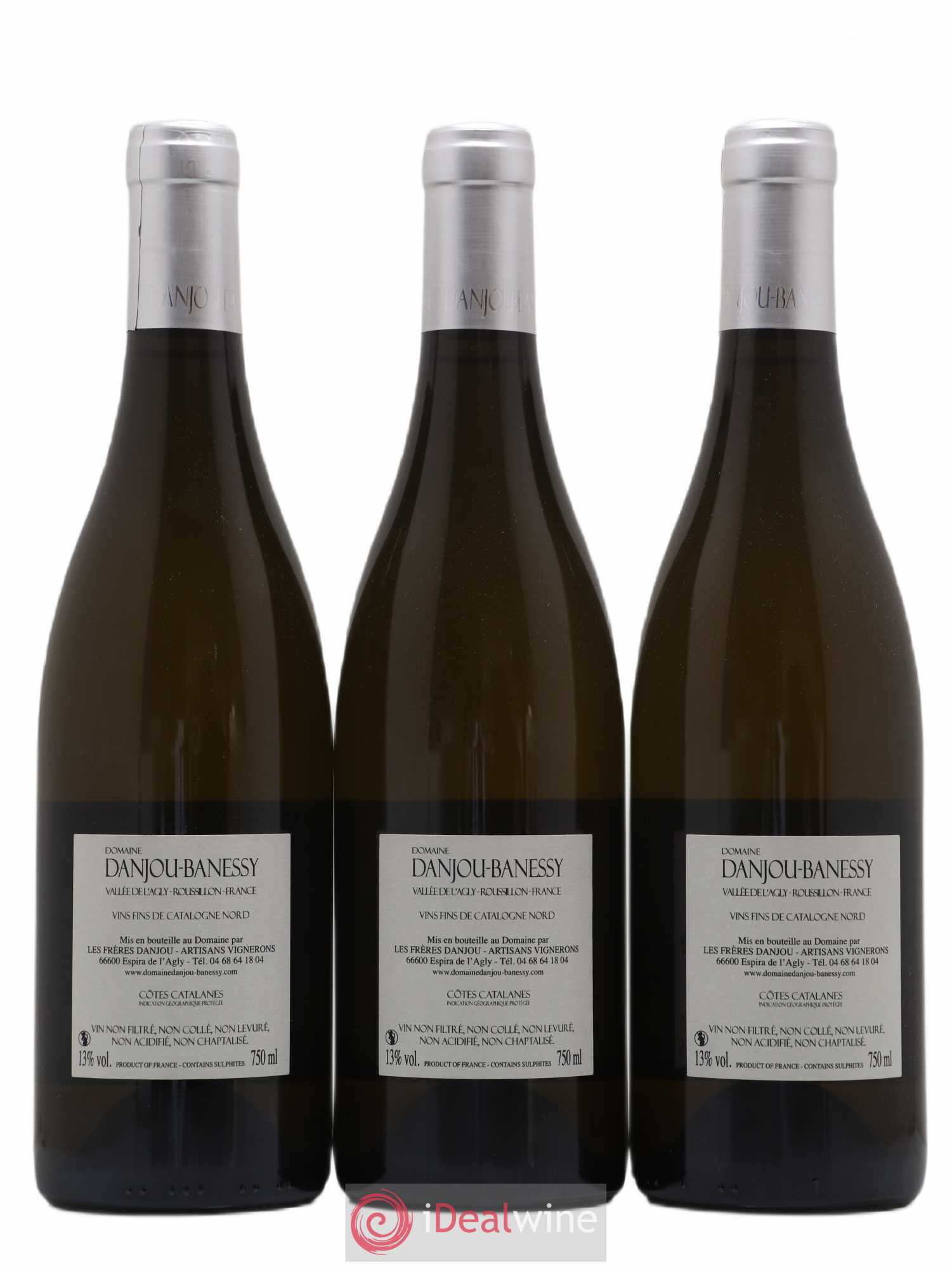 Côtes Catalanes (VDP des Côtes Catalanes) Clos Escounils Danjou Bannessy 2017 - Posten von 3 Flaschen - 1
