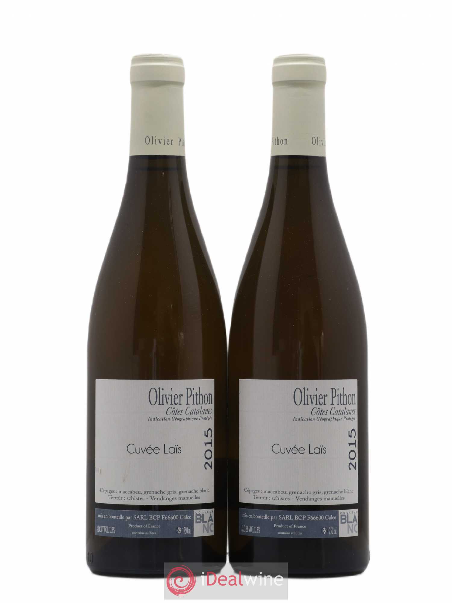 Côtes du Roussillon Olivier Pithon Laïs 2015 - Lot de 2 bouteilles - 0
