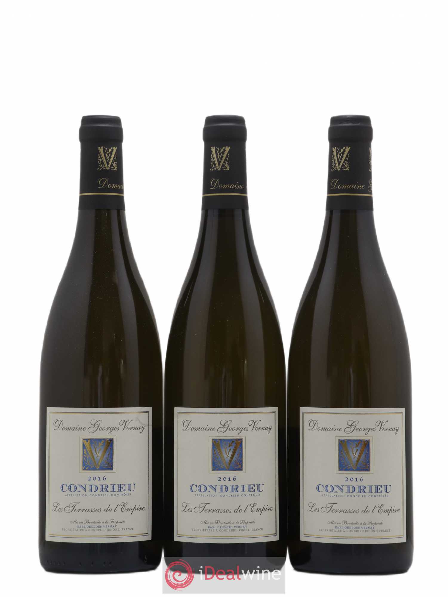 Condrieu Terrasses de l'Empire Georges Vernay 2016 - Lot de 3 bouteilles - 0