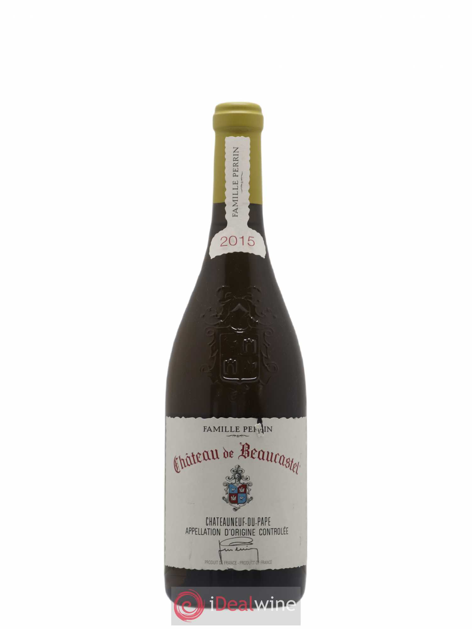 Châteauneuf-du-Pape Château de Beaucastel Famille Perrin 2015 - Lot de 1 bouteille - 0