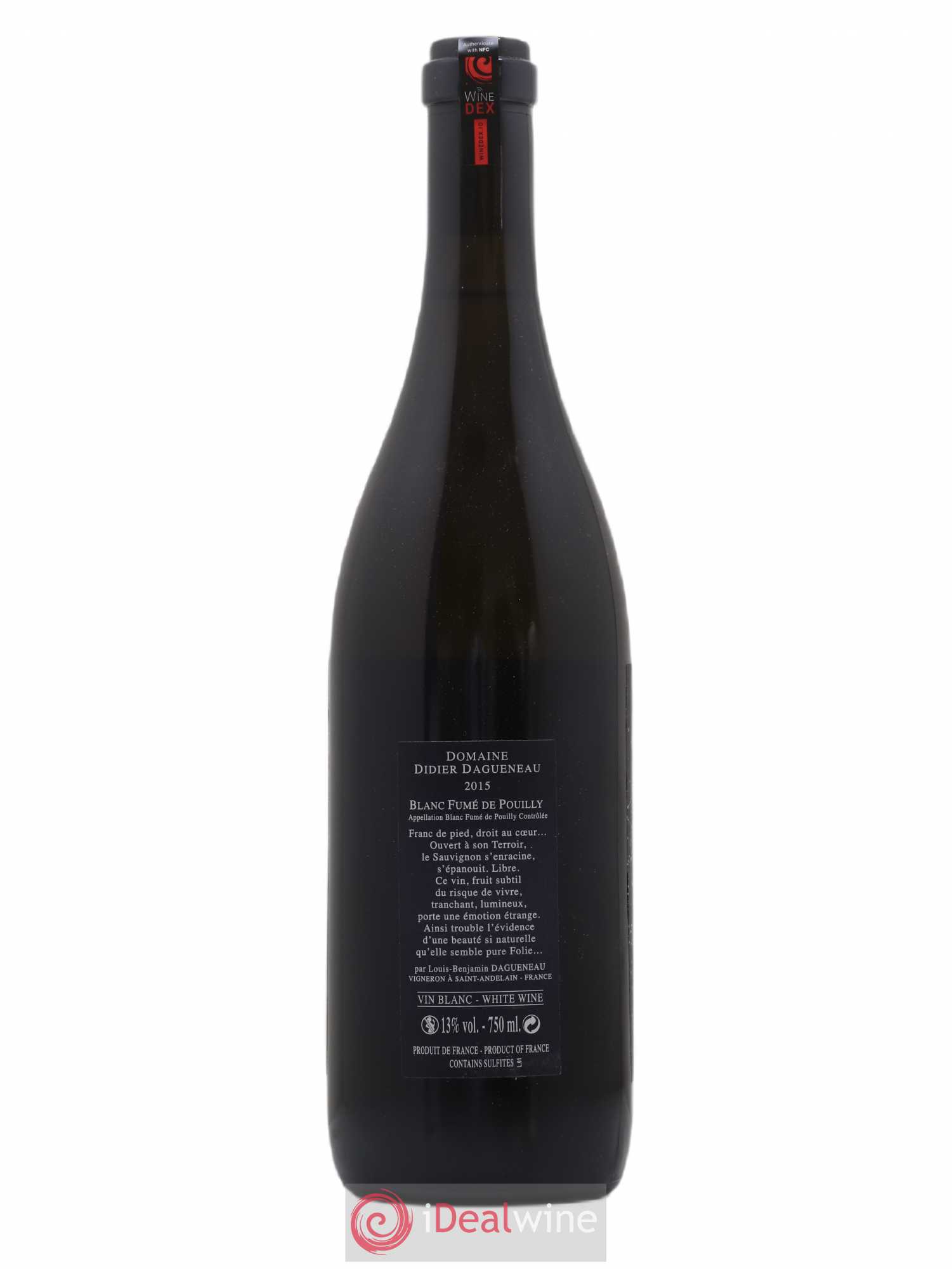 Pouilly-Fumé Astéroïde Dagueneau 2015 - Lot de 1 bouteille - 1
