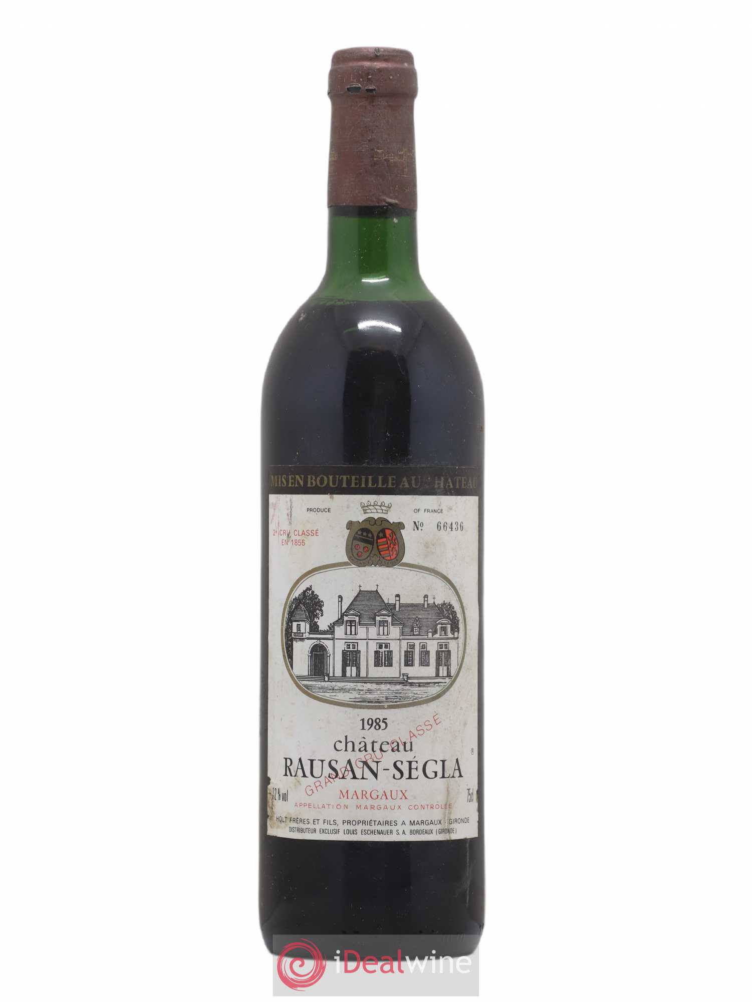 Château Rauzan Ségla Grand Cru Classé 1985 - Lot de 1 bouteille - 0