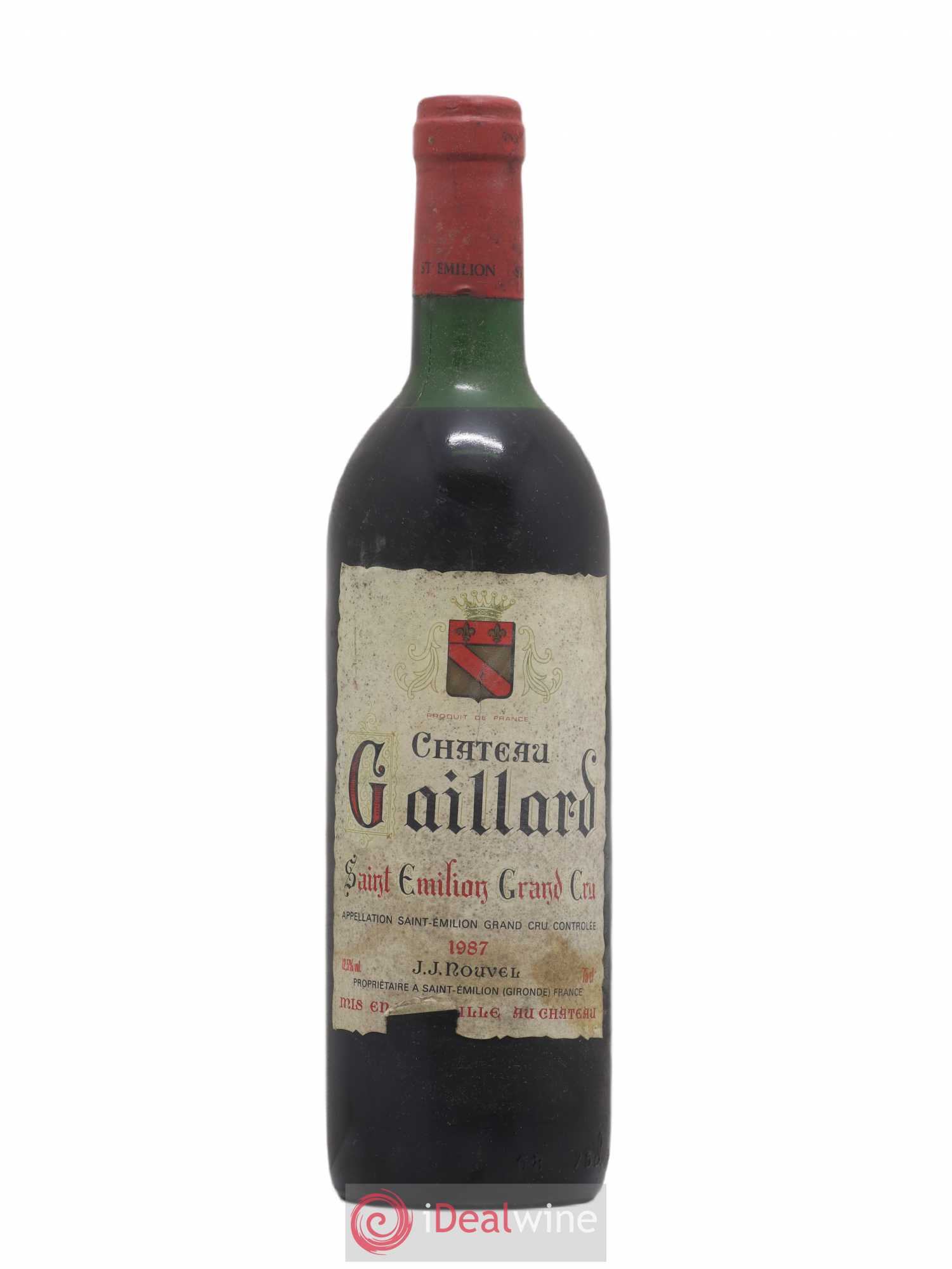 Saint-Émilion Grand Cru Château Gaillard 1987 - Lot de 1 bouteille - 0
