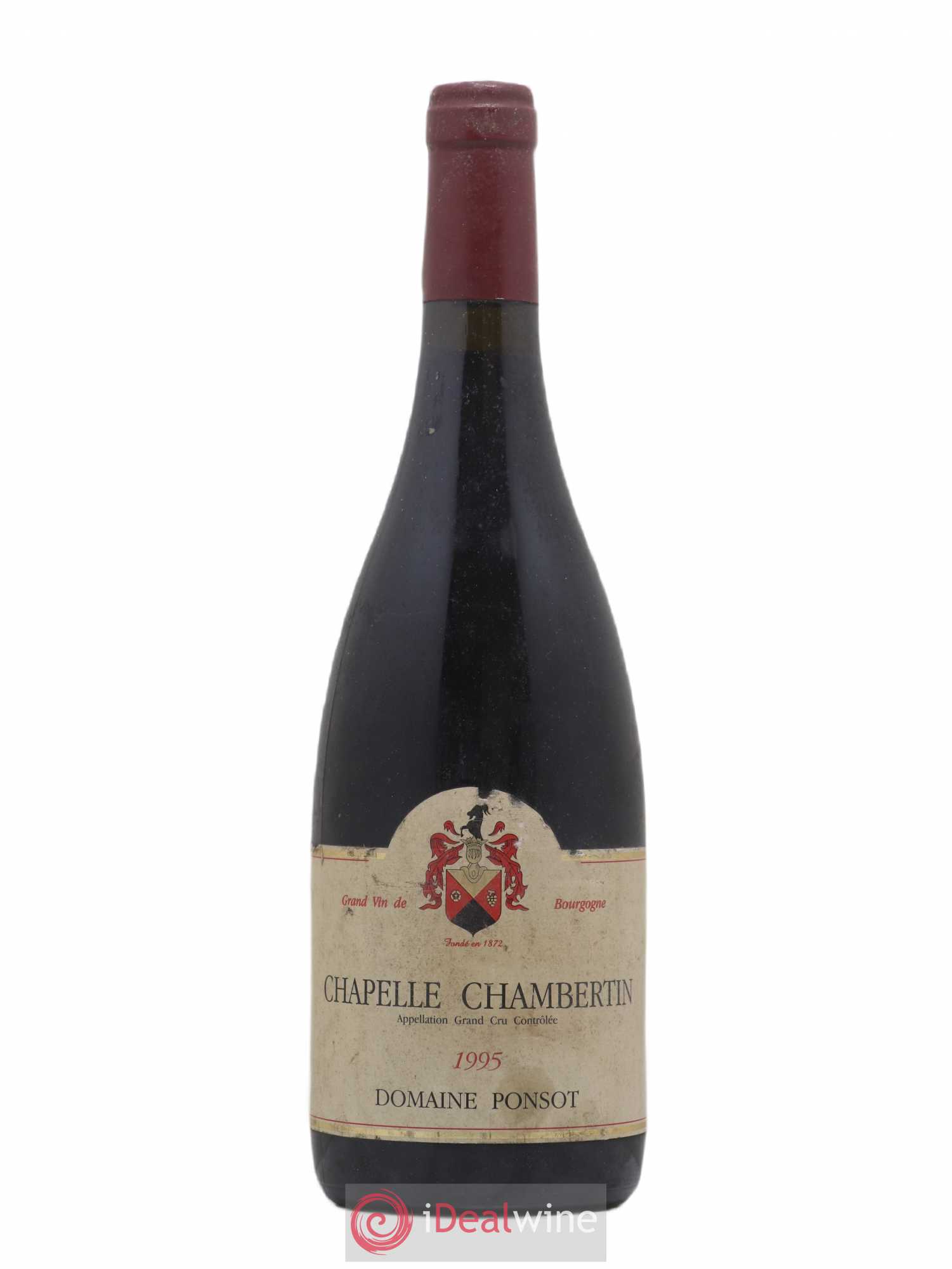 Chapelle-Chambertin Grand Cru Ponsot (Domaine) 1995 - Lot de 1 bouteille - 0