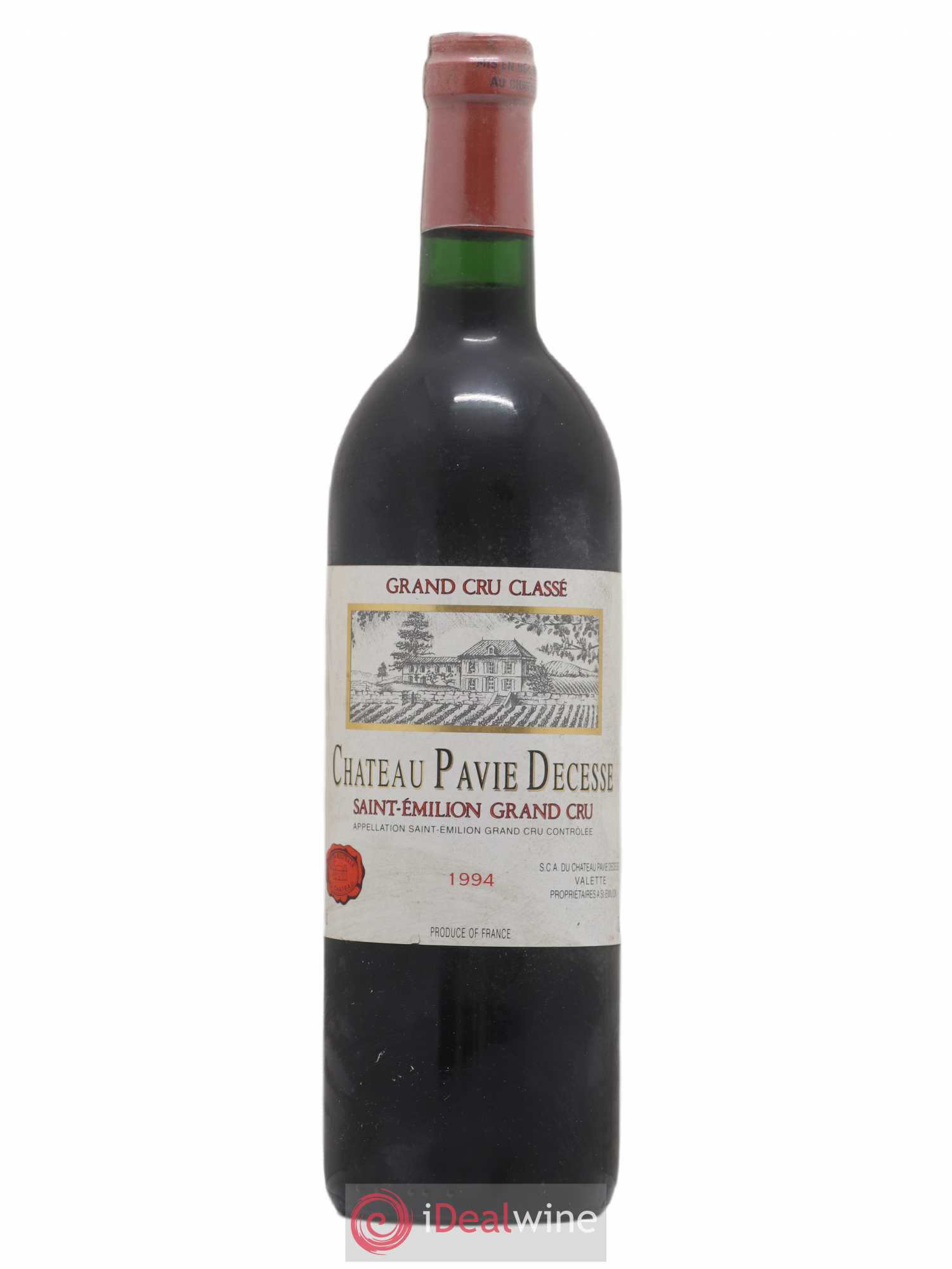 Château Pavie Decesse Grand Cru Classé 1994 - Lot de 1 bouteille - 0