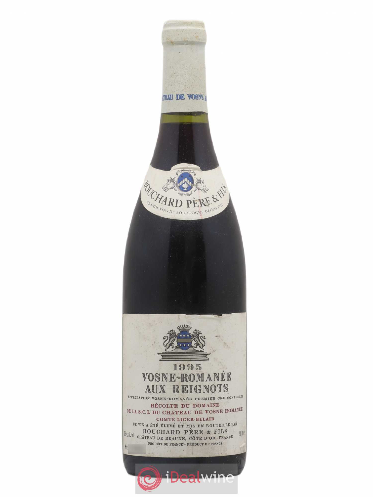 Vosne-Romanée 1er Cru Aux Reignots Récolte du Domaine du Château de Vosne-Romanée Comte Liger-Belair Bouchard Père et Fils Aux Reignots Bouchard Pere Et Fils 1995 - Lot de 1 bouteille - 0