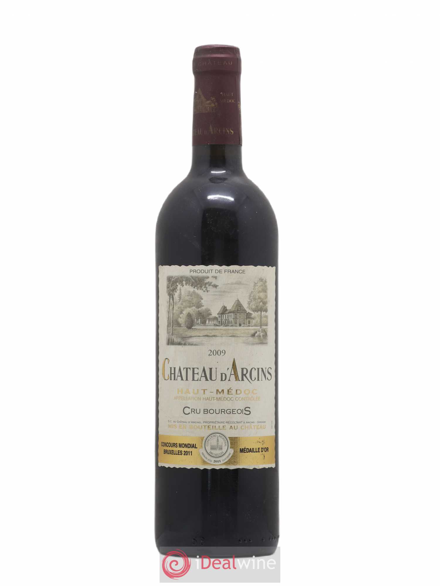 Château d' Arcins Cru Bourgeois 2009 - Lot de 1 bouteille - 0