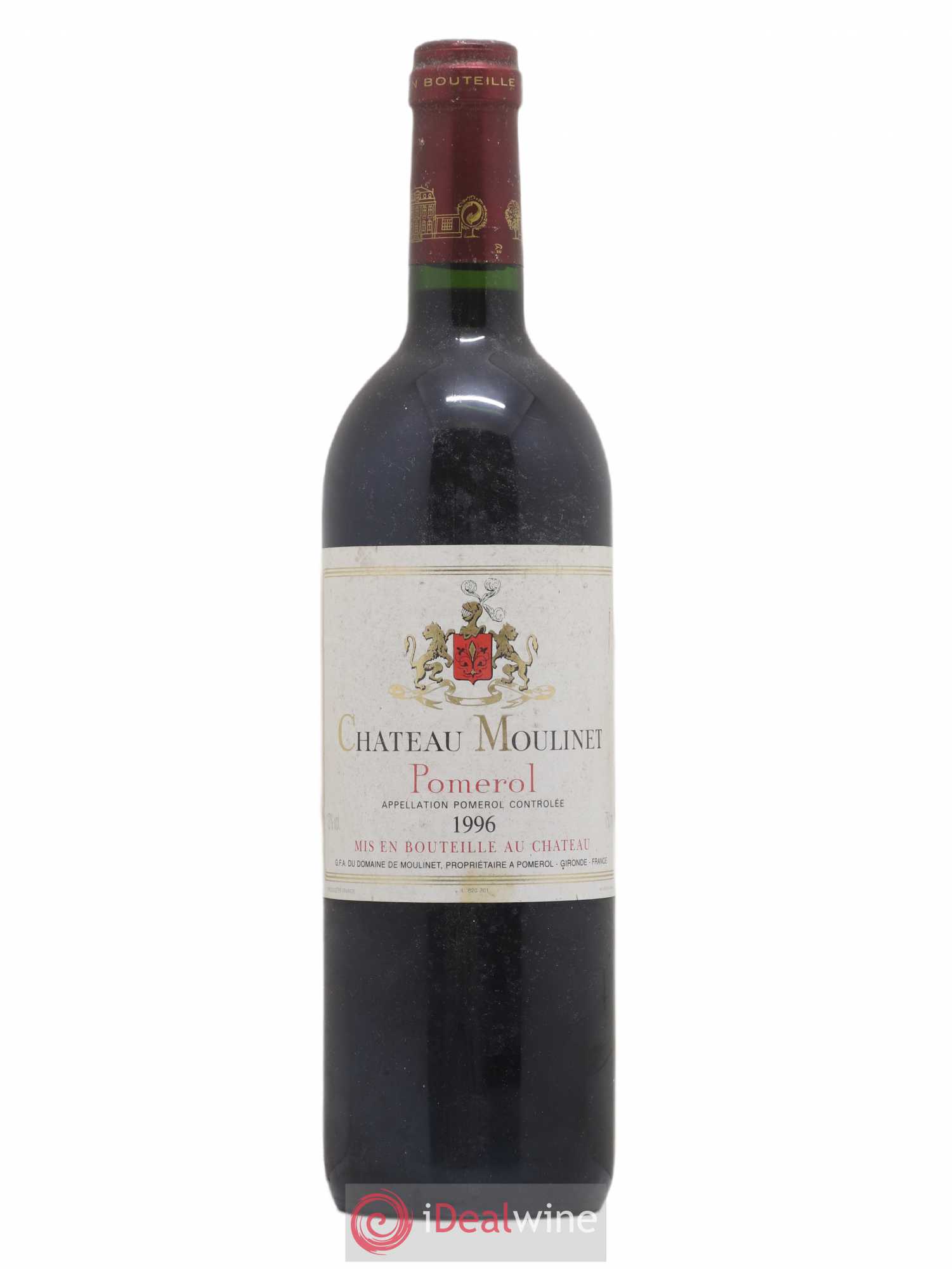 Château Moulinet 1996 - Lot de 1 bouteille - 0